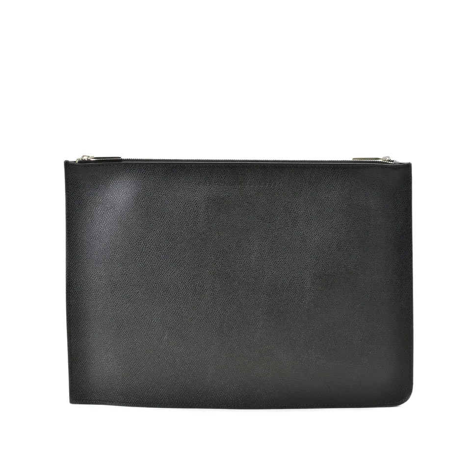 F.lli Rossetti Porta Documenti Pelle Nero Zip 35x25