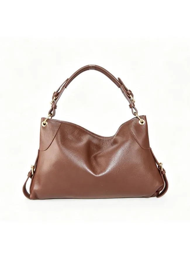 Sandro Barbera BAAS34837 borsa a spalla pelle marrone tracolla