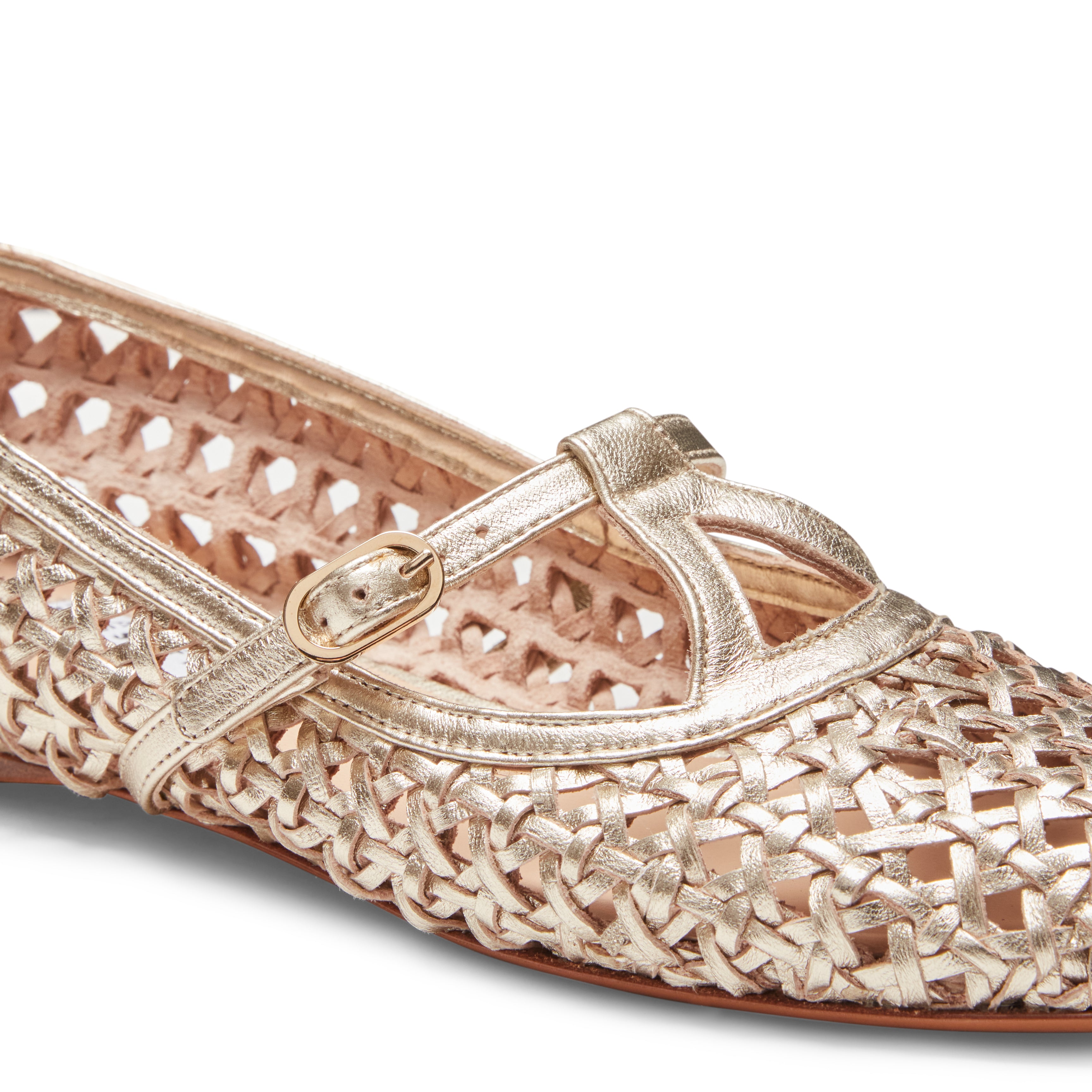 F.lli Rossetti 68246 ballerina donna platino metallizzata