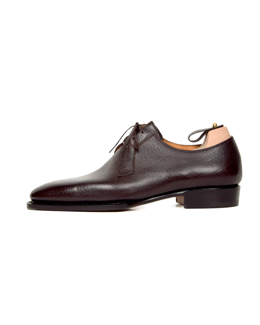 Stefano Bemer Derbies T5240 scarpe cinghiale 3 occhielli