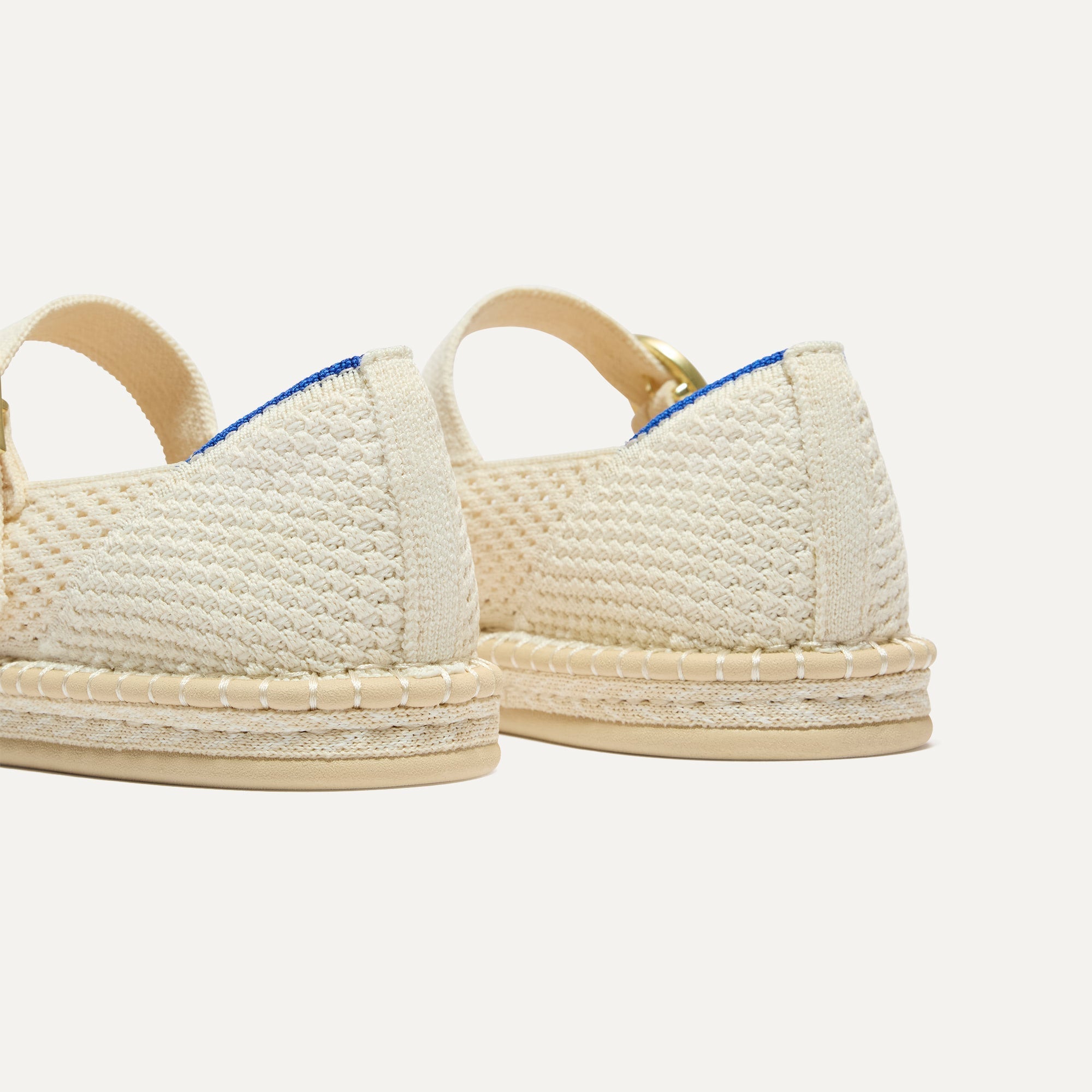 Rothy's Espadrille Mary Jane ballerine Jasmine avorio