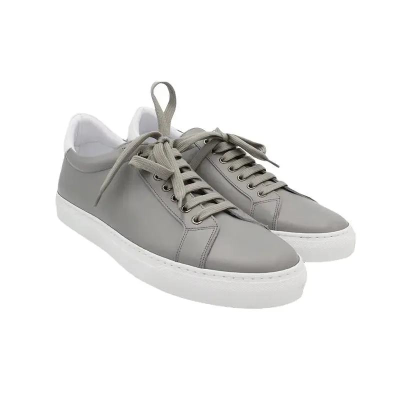 Sandro Barbera VA9 Basic sneakers bianco grigio pelle
