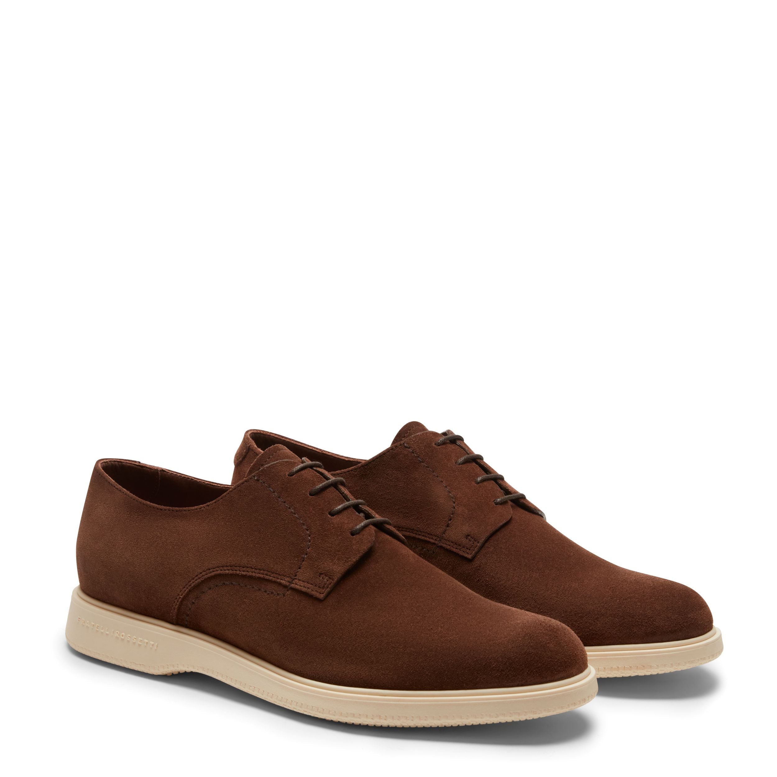 F.lli Rossetti Derby 47269 Scamosciata Uomo Castagna Leggera