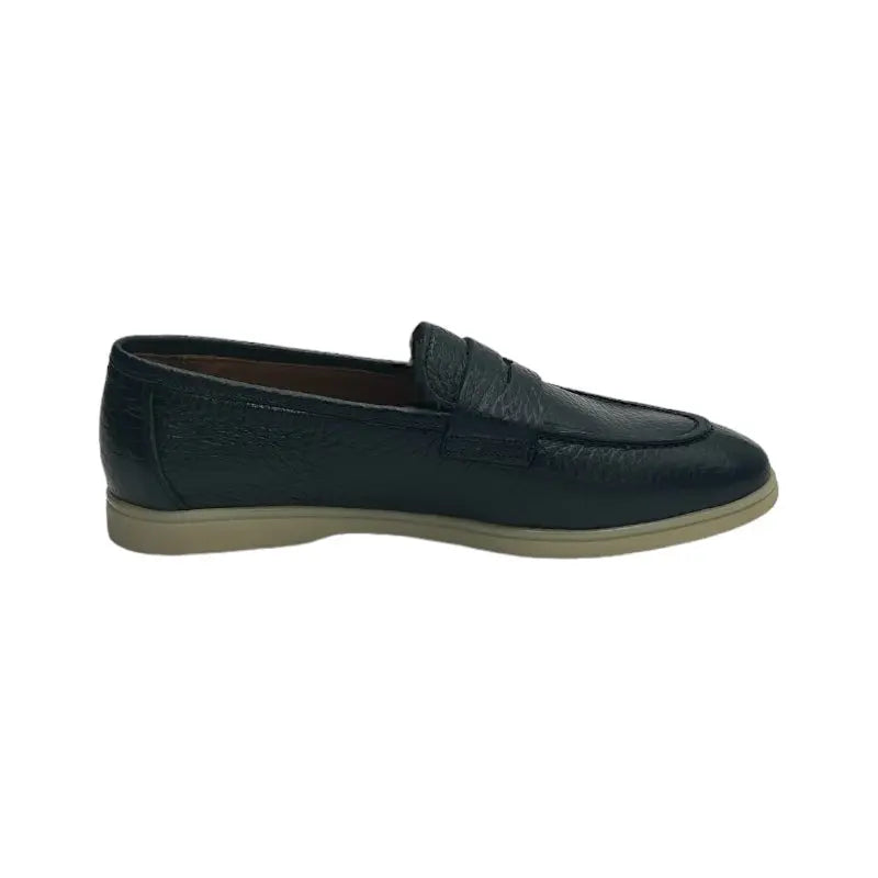Sandro Barbera 181 Haruki mocassino donna blu pelle 39