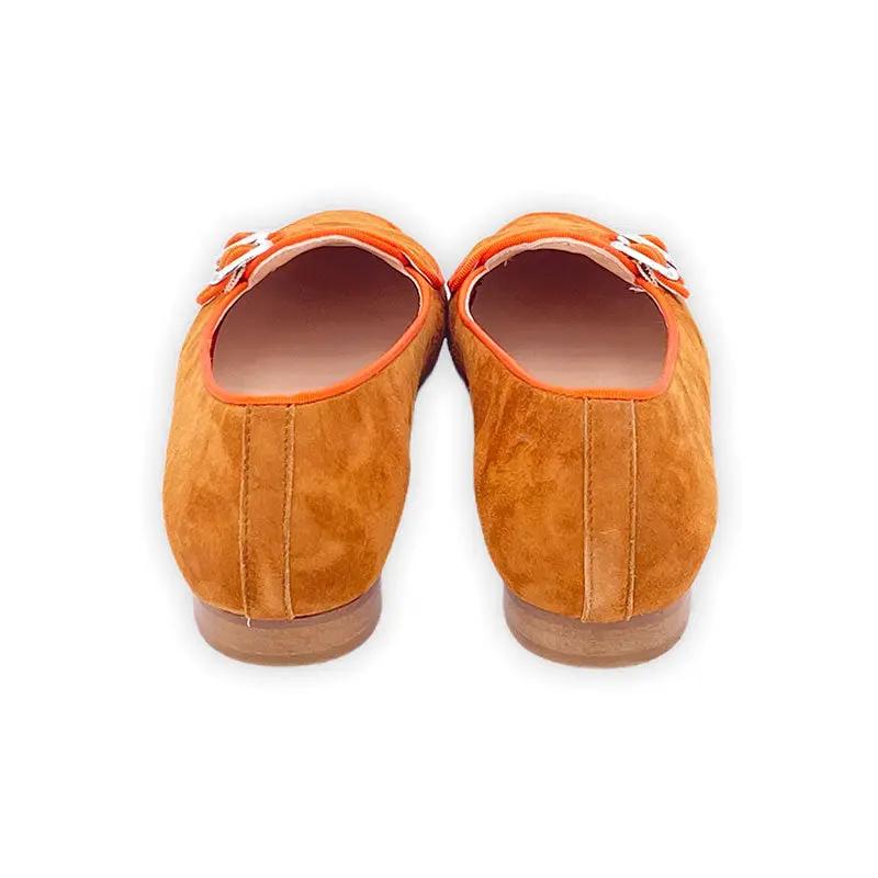 Sandro Barbera 09780 Slip Monk Arancione Camoscio