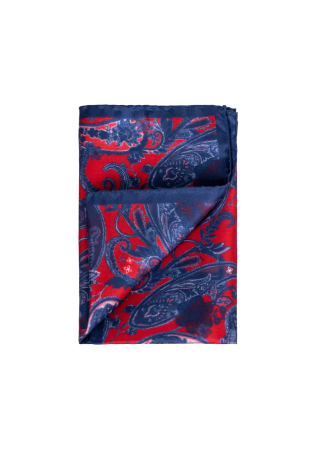 Stefano Bemer Pocket Squares SV5004 seta paisley floreale