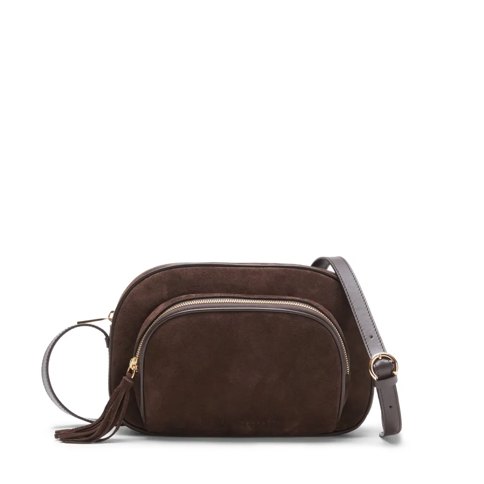 F.lli Rossetti Brera 84849 Borsa Tracolla Cacao Suede