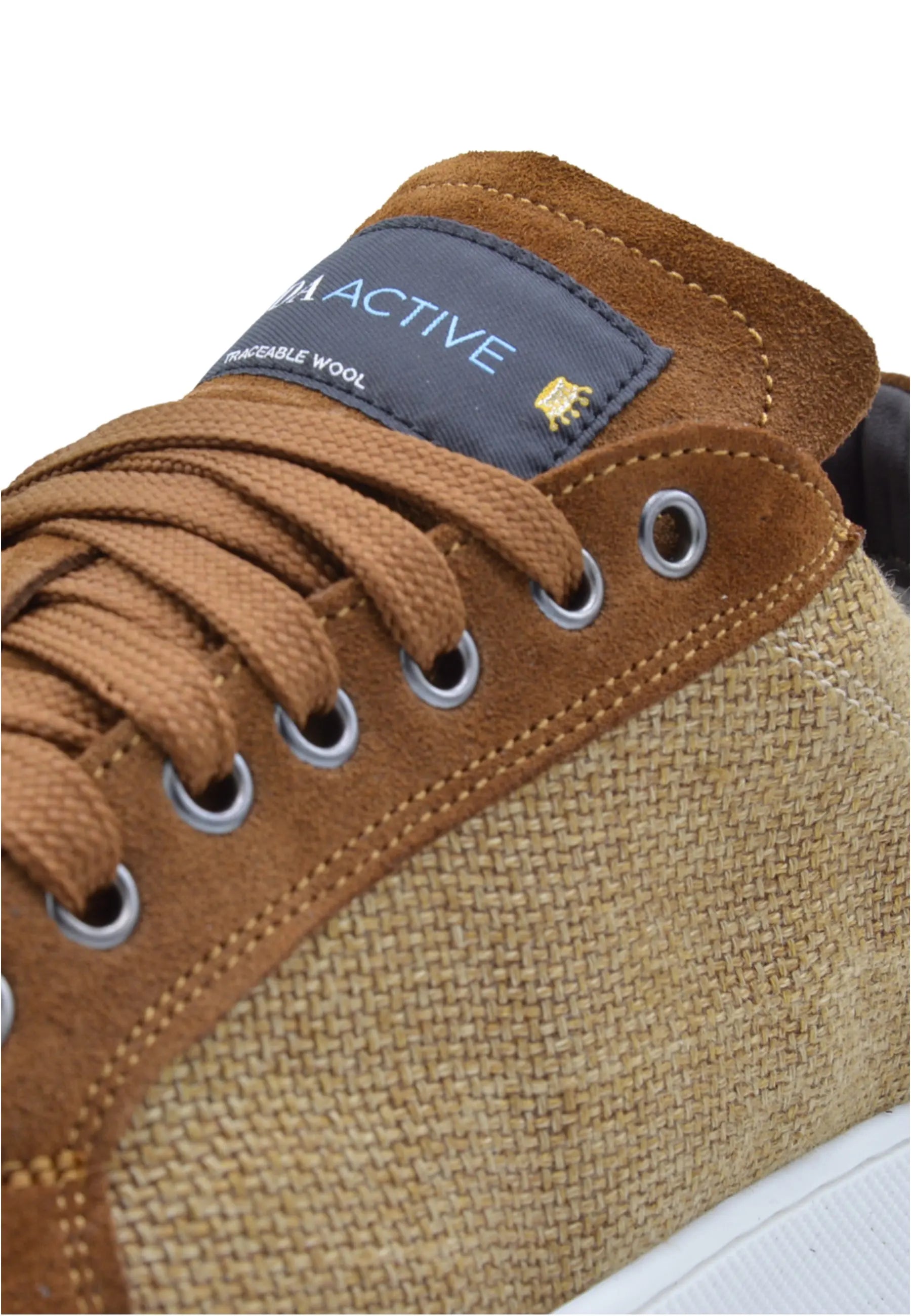 Sandro Barbera Wooly Jumper sneaker uomo canapa lana merino beige