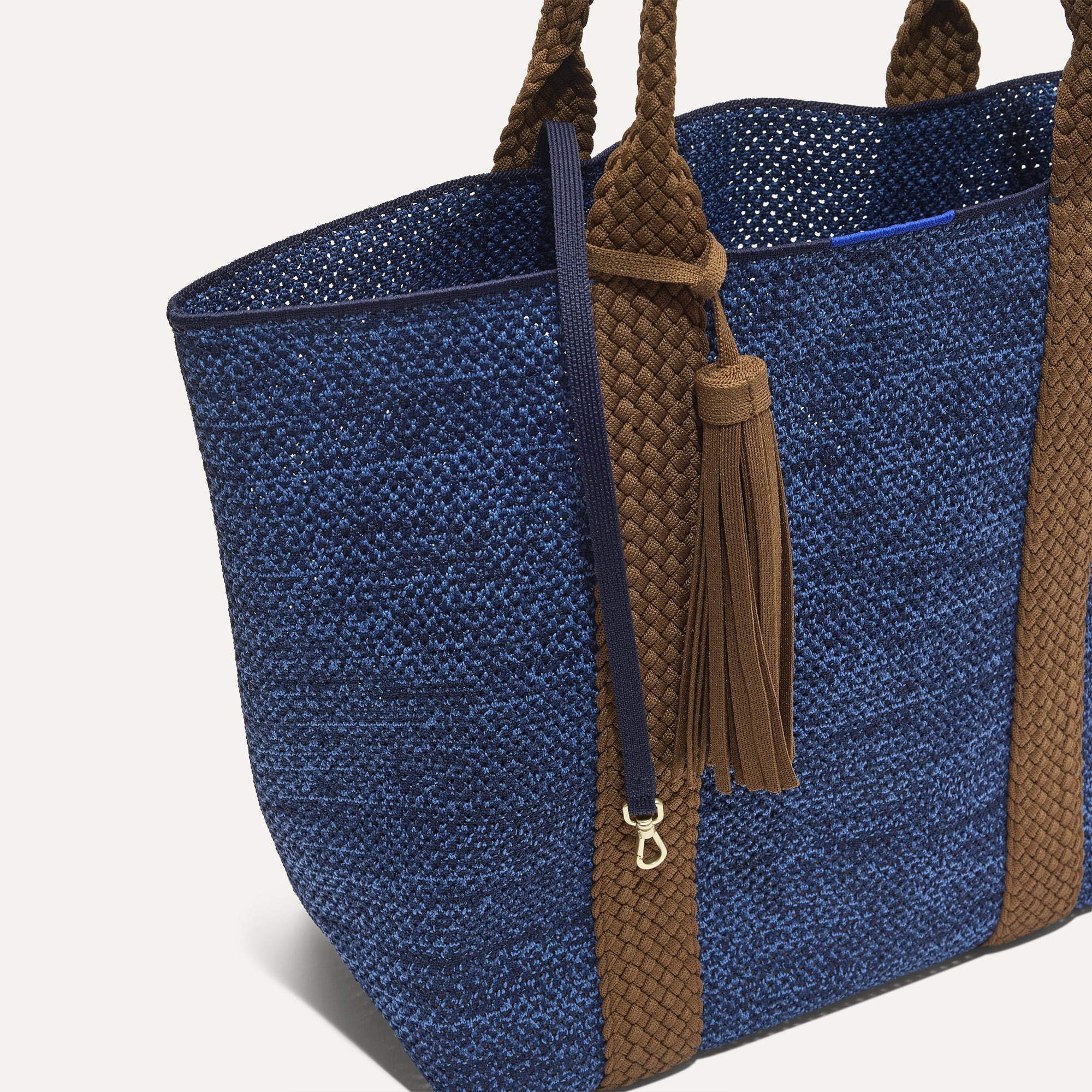 Rothy's The Lightweight Tote borsa tote Dusk Open-Knit blu