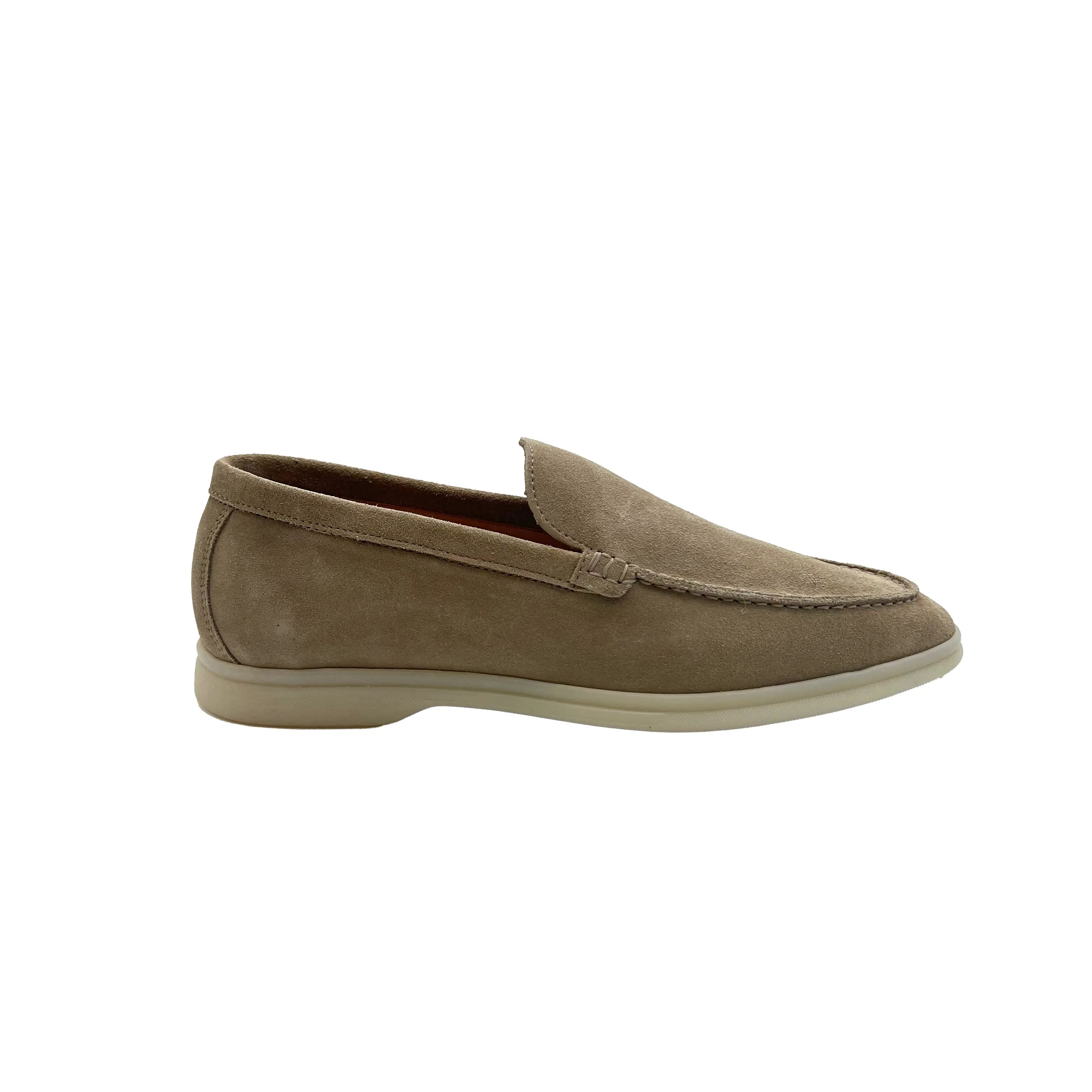 Sandro Barbera & Figli 797-24 mocassino uomo scamosciato sabbia