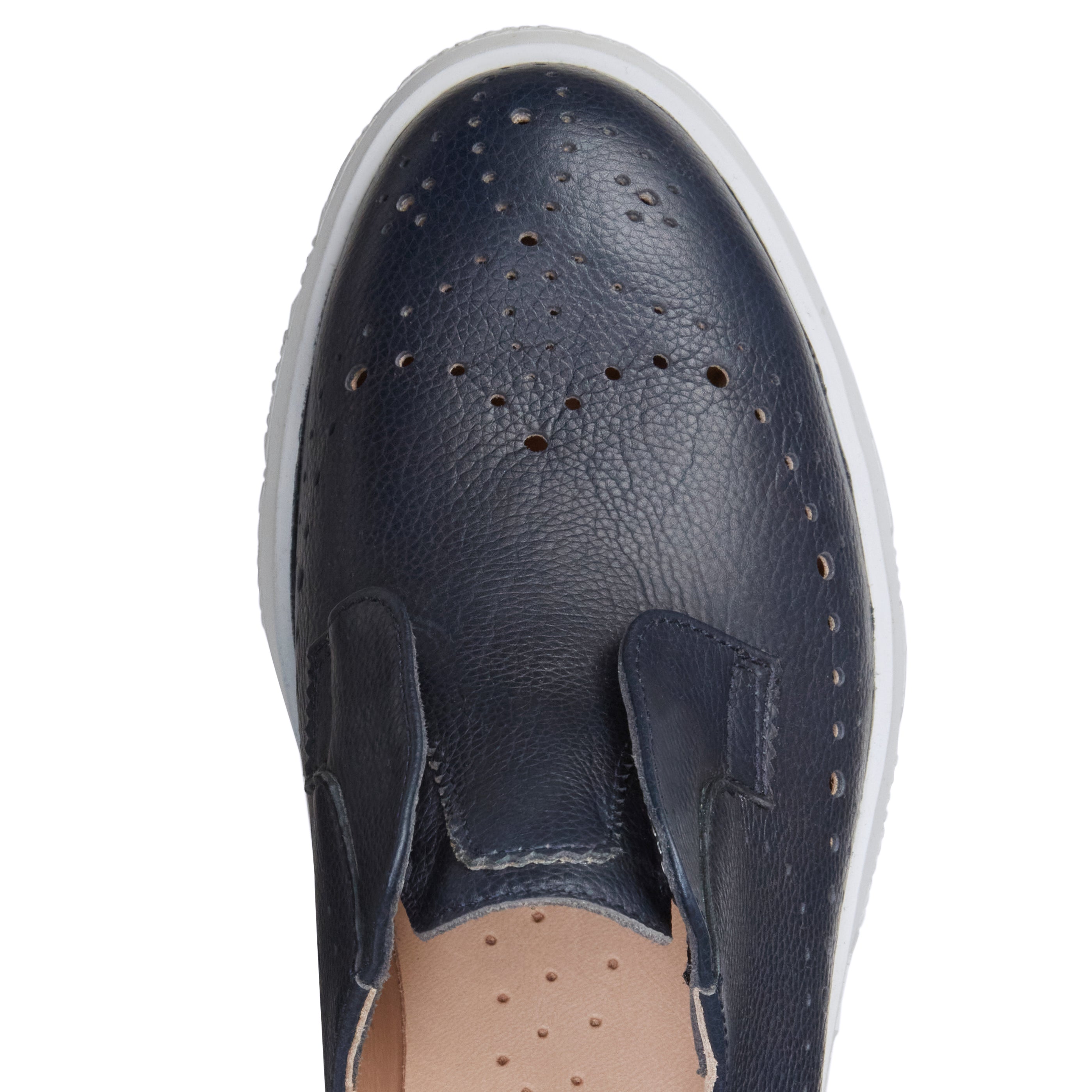 F.lli Rossetti 77098 Sneaker Pelle Navy Traforata