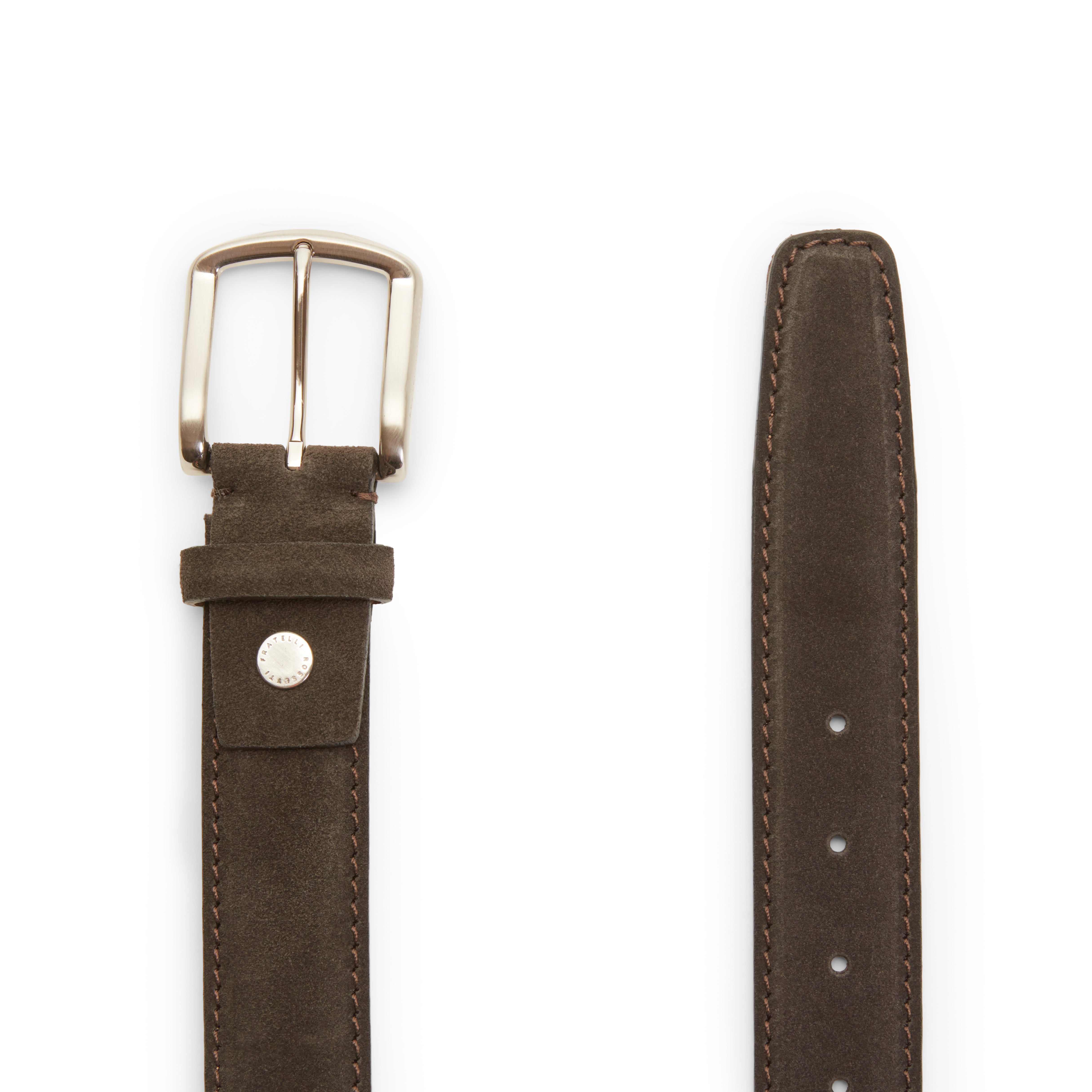 F.lli Rossetti 97476 Cintura Uomo Cacao in Suede