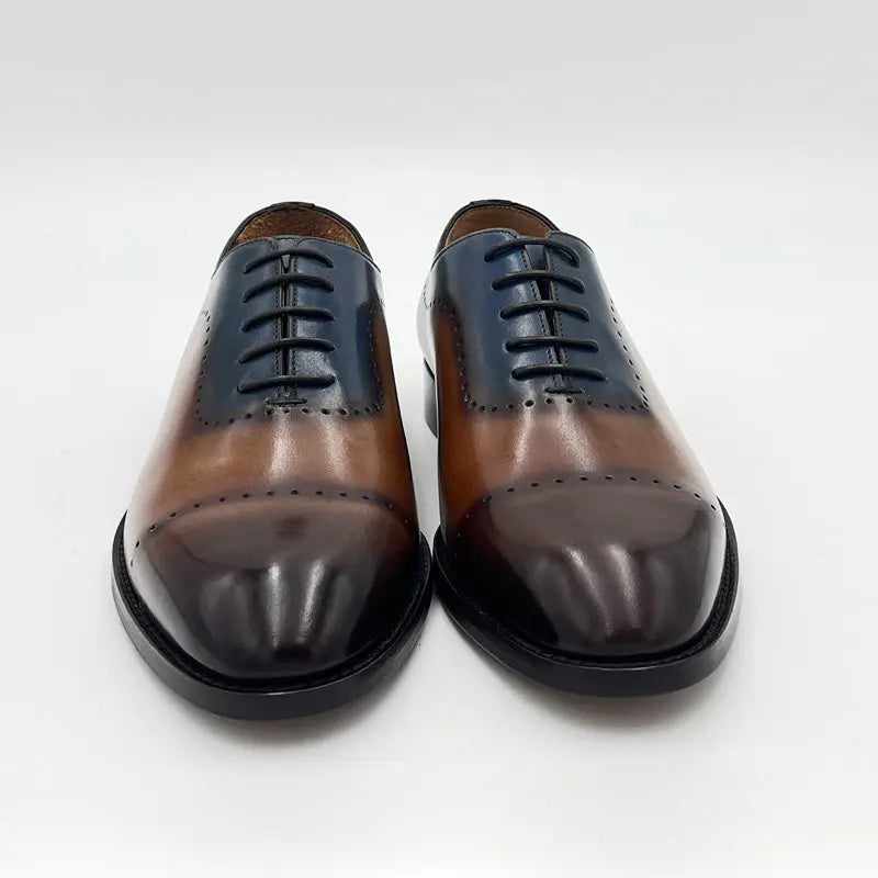Sandro Barbera Tinte a Mano 33209 Oxford Uomo Marrone Pelle