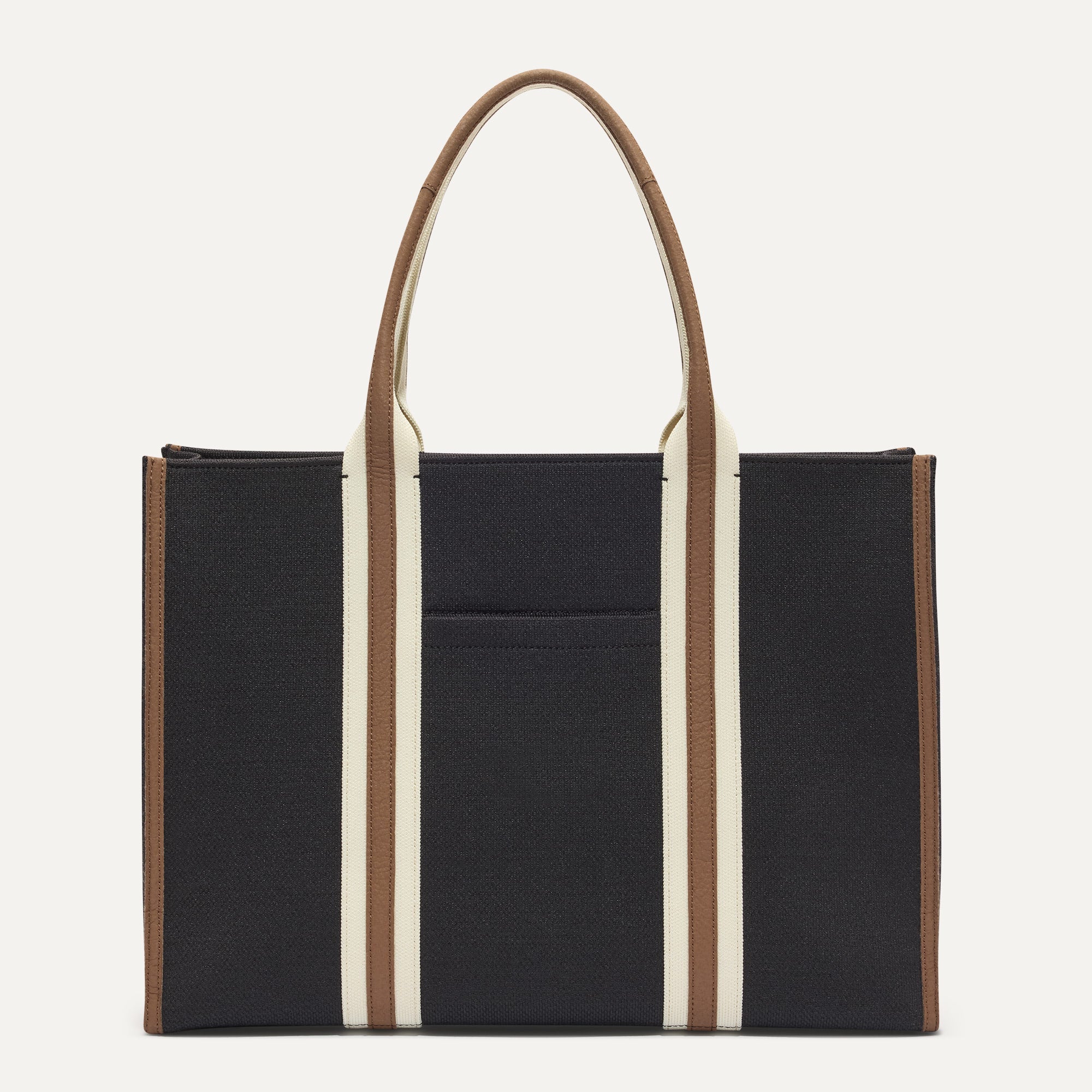 Rothy's The Classic Tote borsa Black Coffee con zip