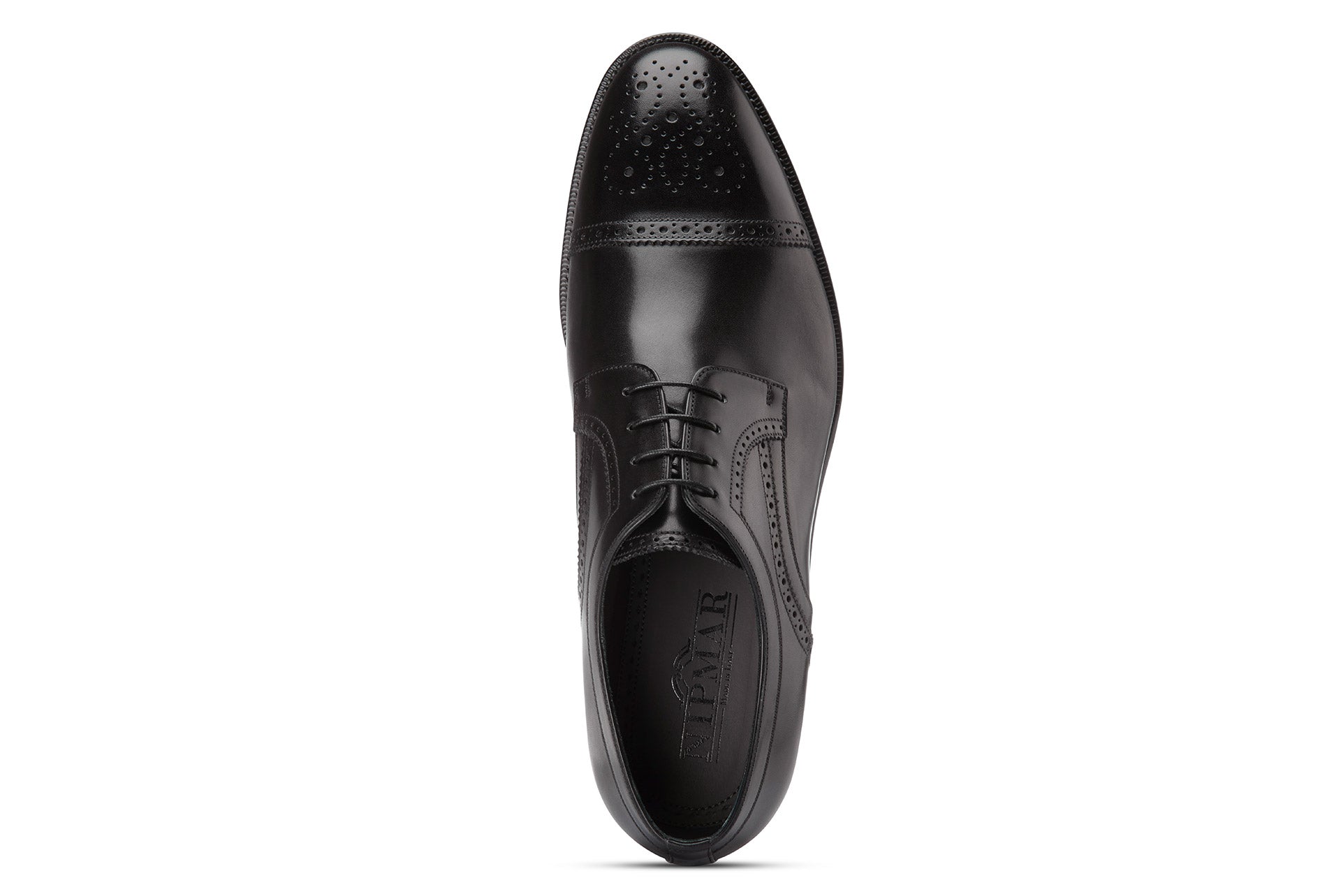 Nipmar Derby E21/1003 scarpe derby uomo nero brogue