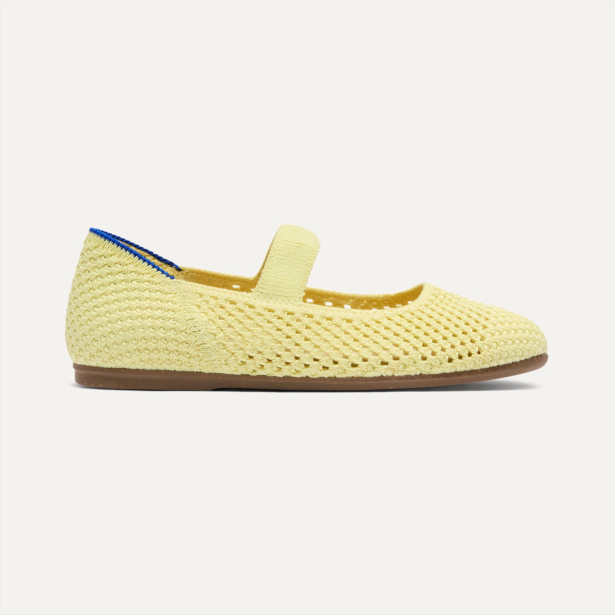 Rothy's The Kids Mary Jane scarpe bambina Lemonade Open-Knit gialle