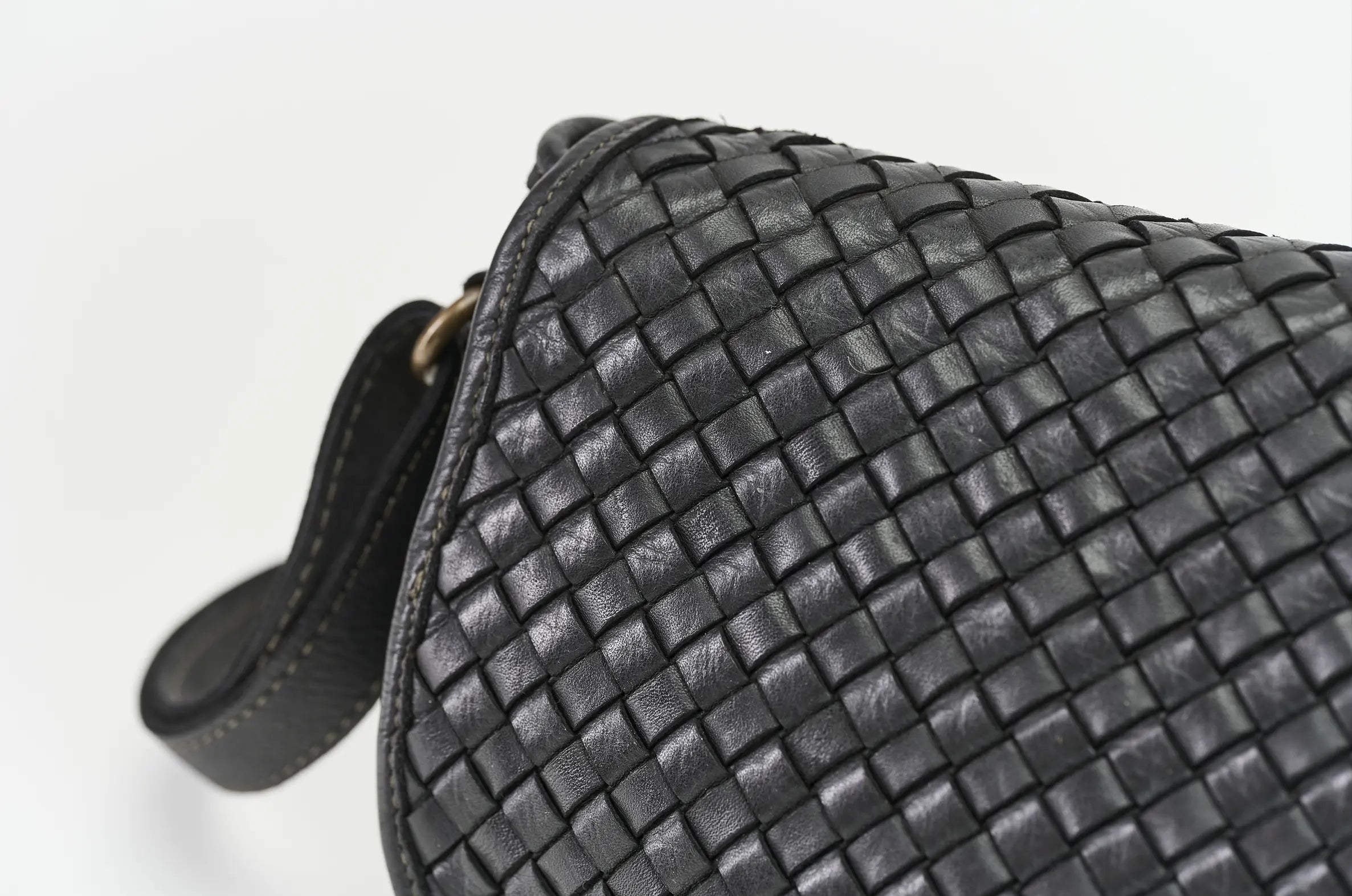 Sandro Barbera BABT39 borsa pelle nero intreccio 24x20x7