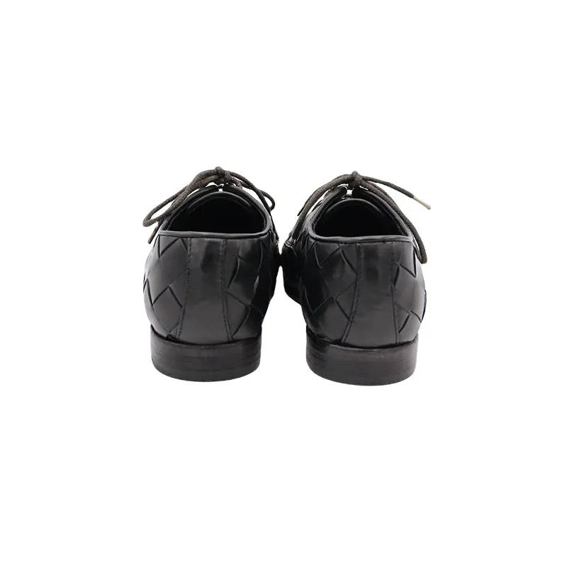 Sandro Barbera 477/7 stringate uomo derby pelle nero