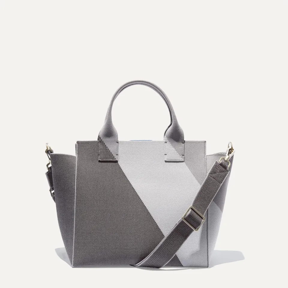 Rothy's The Handbag borsa a mano Charcoal Grey capiente