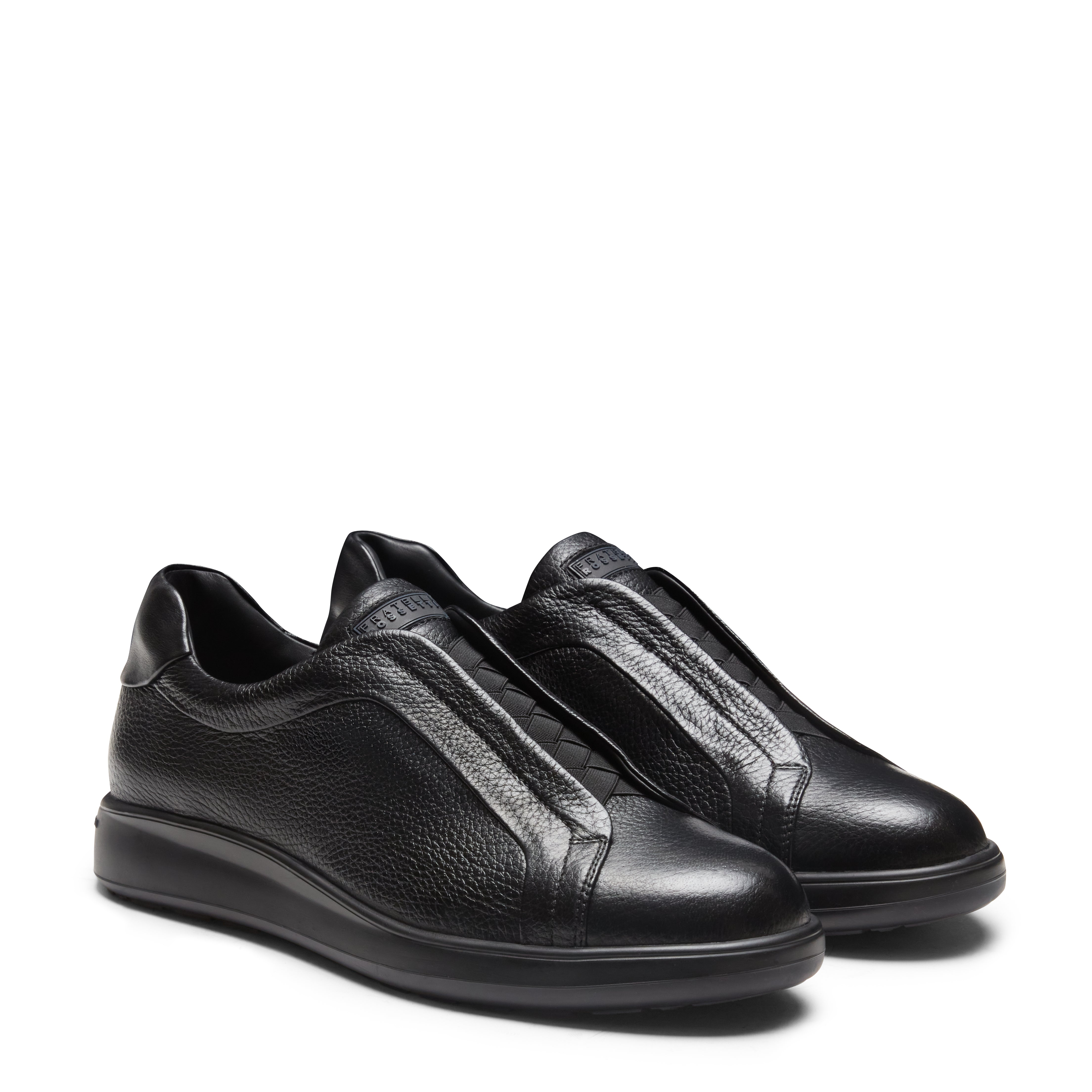 F.lli Rossetti 46839 Sneaker Pelle Nera Elastici Uomo