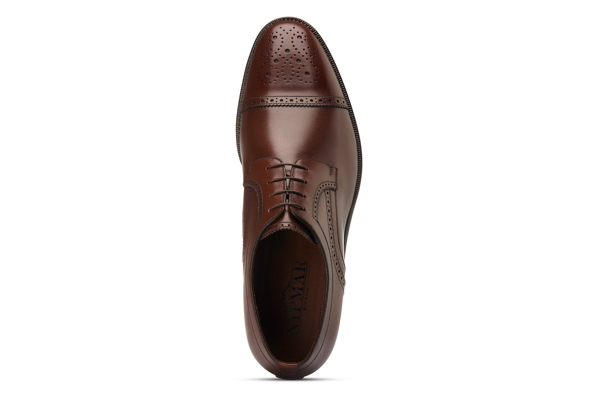 Nipmar Derby E21/1003 scarpe derby uomo marrone brogue