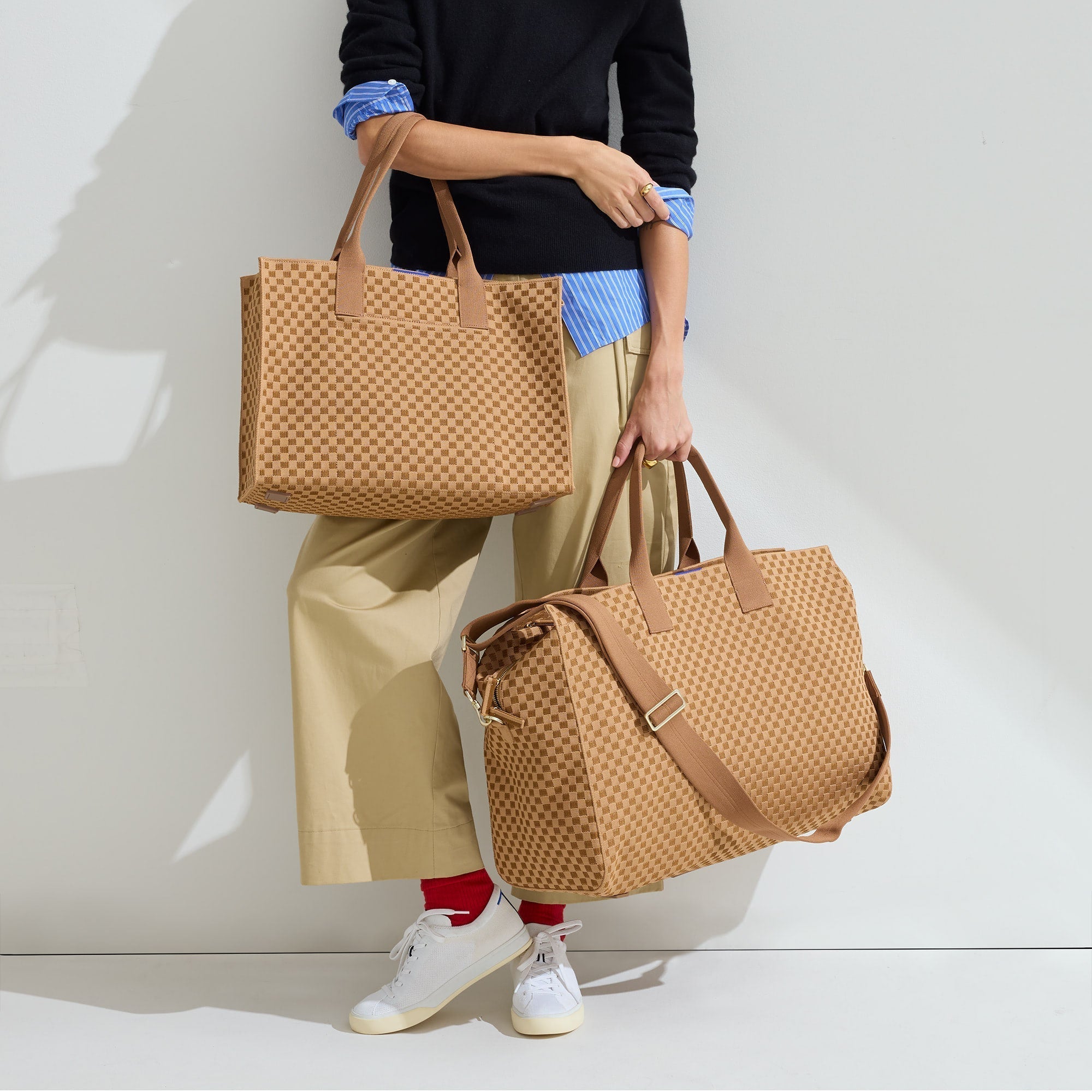 Rothy's The Weekender borsa viaggio Hazelnut 54,5 cm