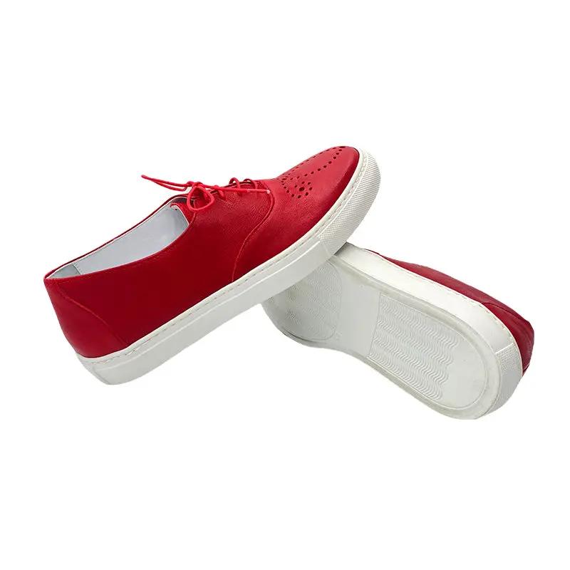 Sandro Barbera Spring francesina donna pelle rossa
