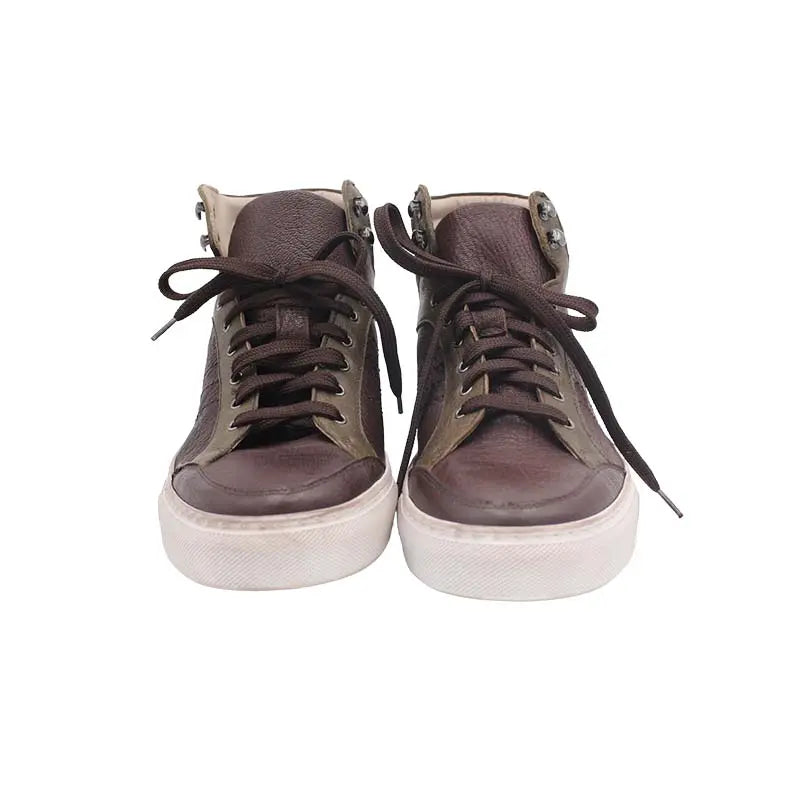 Sandro Barbera Boxer Nut sneaker uomo pelle nut