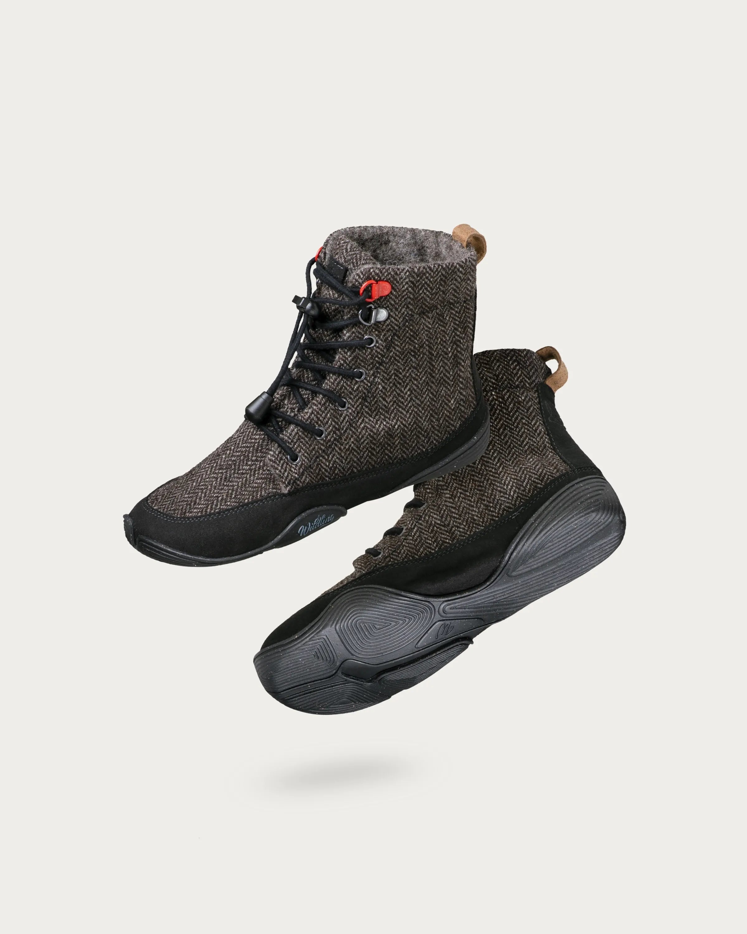 Wildling Shoes North Wolf stivaletto lana nero caldo bimbo