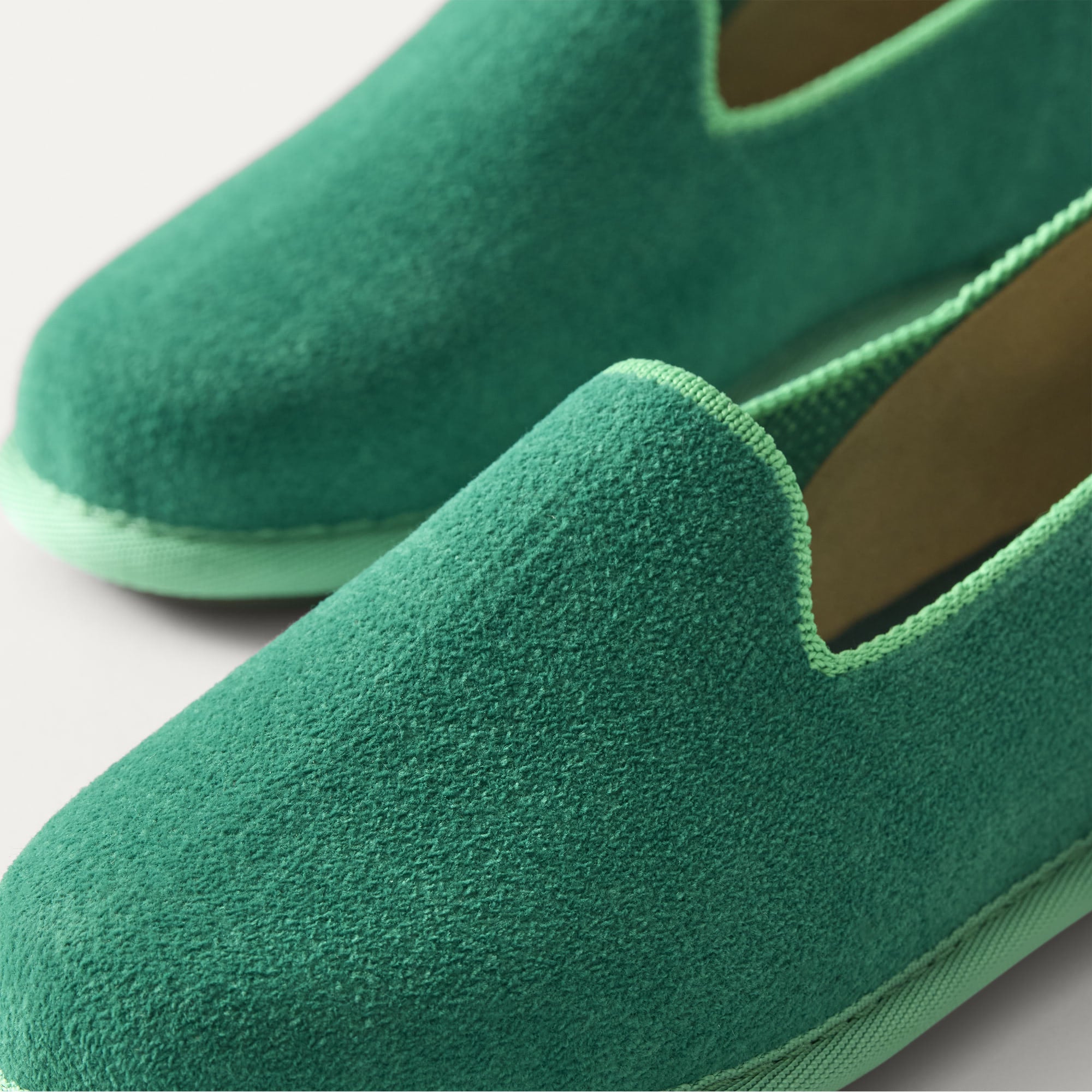 Rothy's Mini Loafer mocassini bambino verde peapod velluto