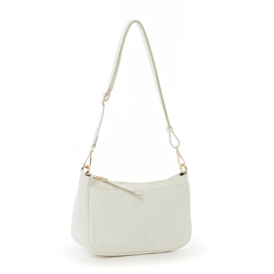 Sandro Barbera C14 Cream borsa crema pelle bottalata