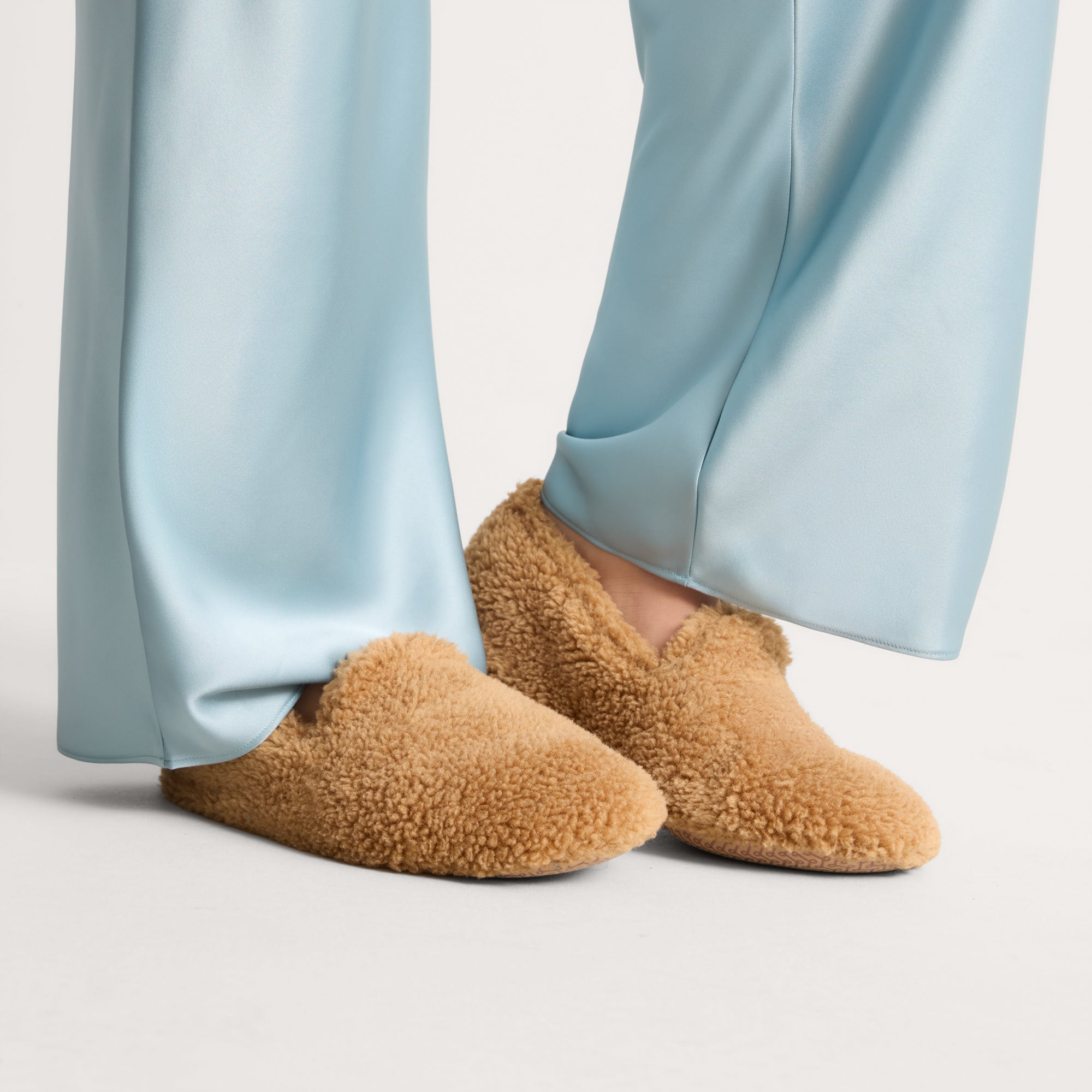 Rothy's The Teddy Slipper pantofole Wren shearling vegano