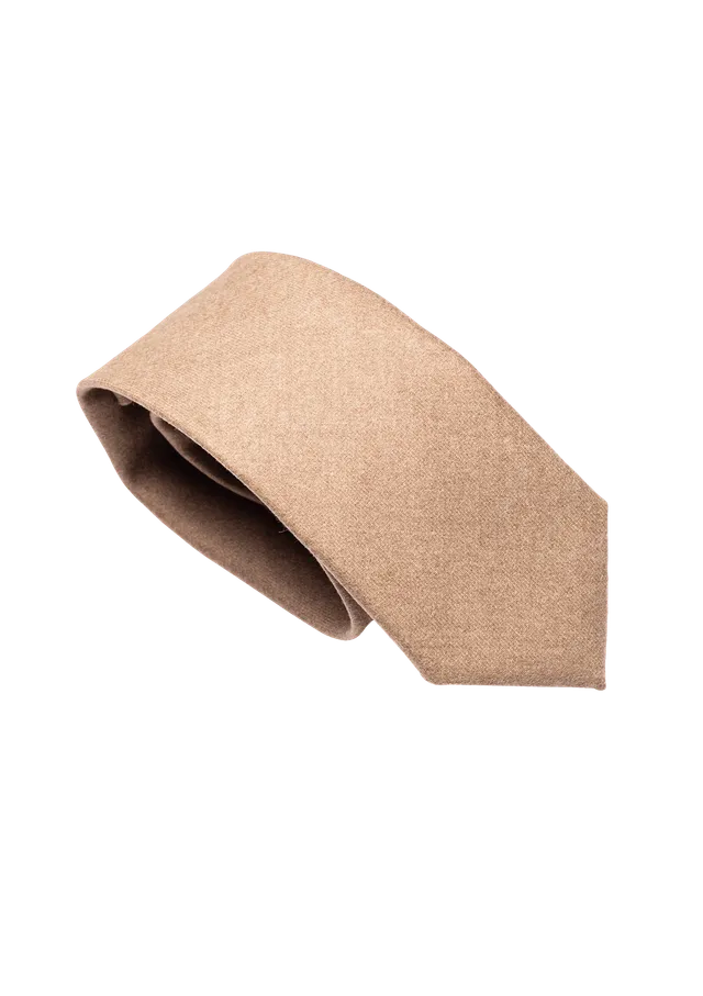Stefano Bemer Ties cravatta lana naturale 8 cm