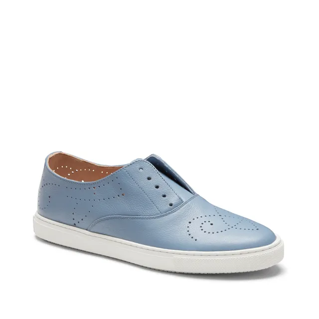 F.lli Rossetti 74709 Hobo Sport sneaker pelle azzurro