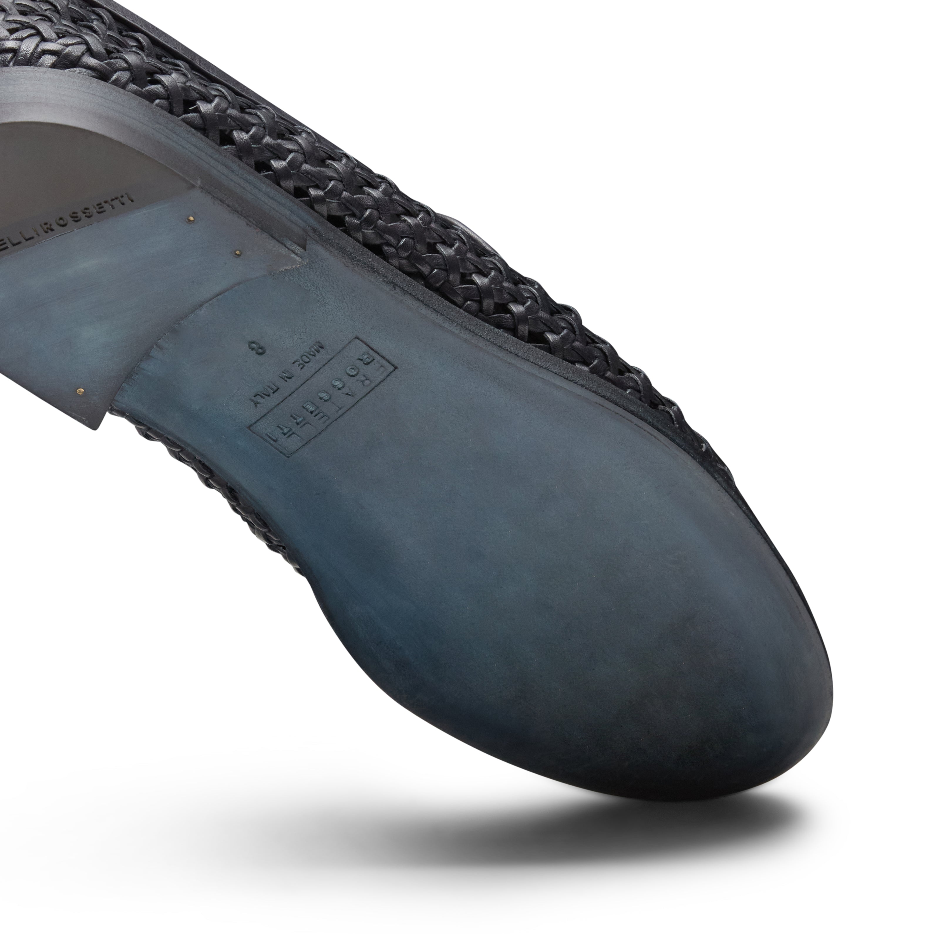 F.lli Rossetti Brera 14296 Mocassino Uomo Blu Intrecciato