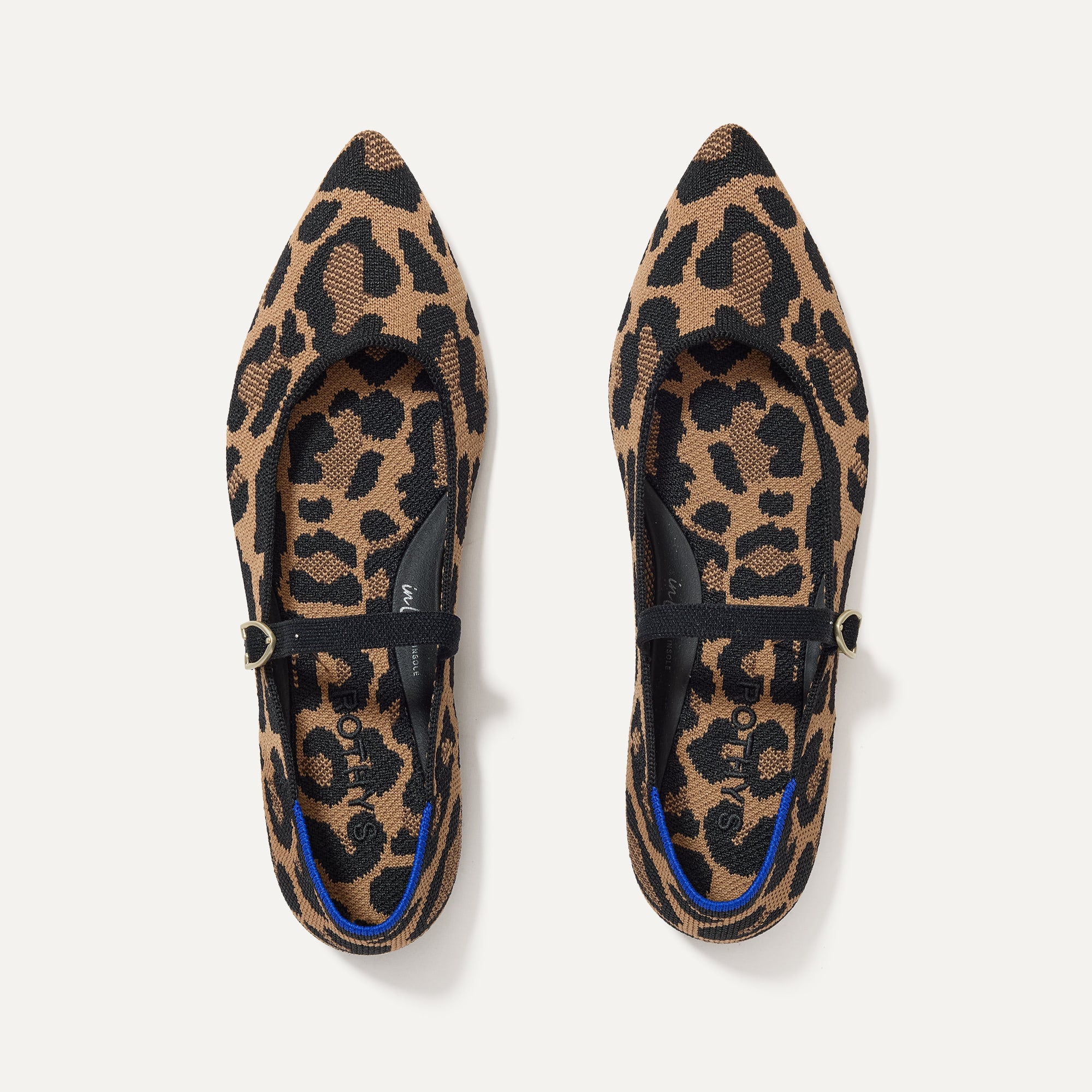 Rothy's Point Mary Jane II ballerine Amber Cat