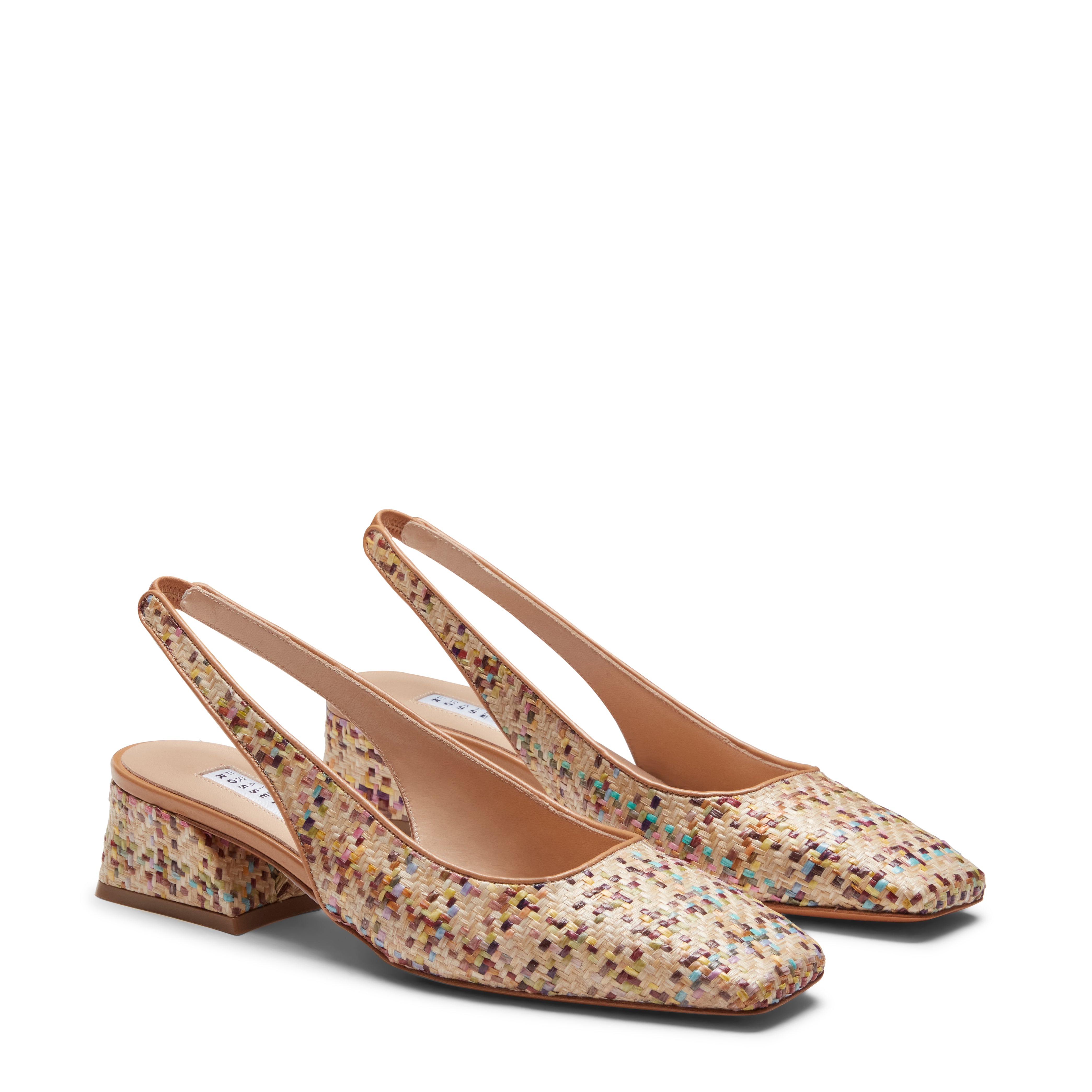 F.lli Rossetti 68231 Sandali Slingback Donna Multicolor Tessuto