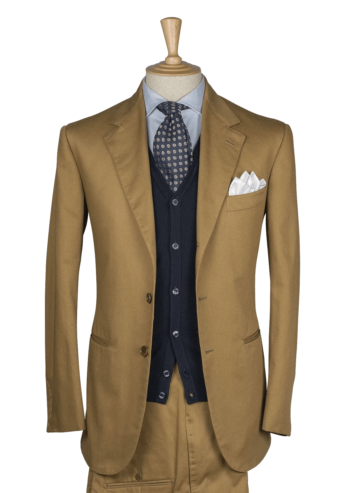 Stefano Bemer Suits SV1022 completo cotone tabacco taglia 46