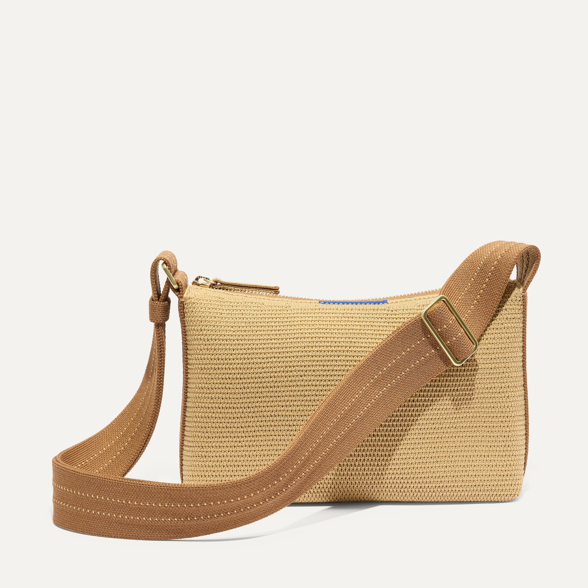 Rothy's The Casual Crossbody borsa a tracolla Brown Butter Rafia
