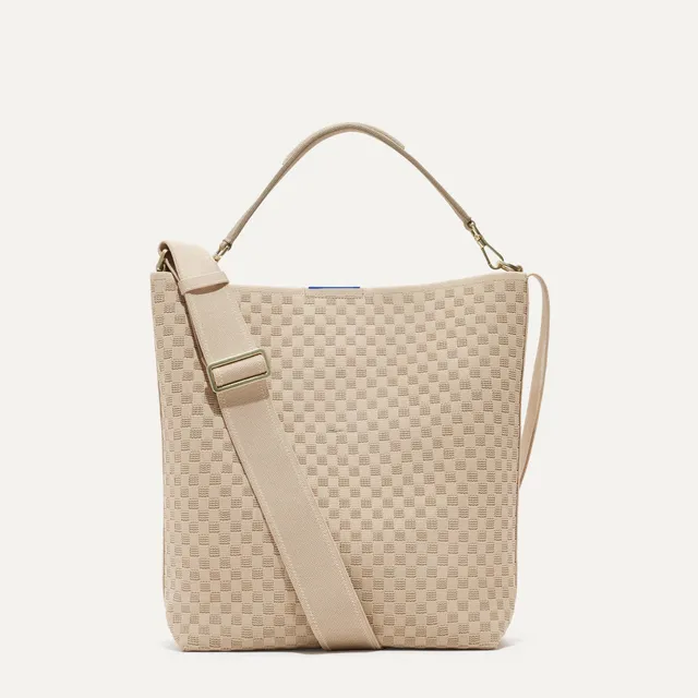 Rothy's Bucket Bag borsa secchiello knot brown kaki