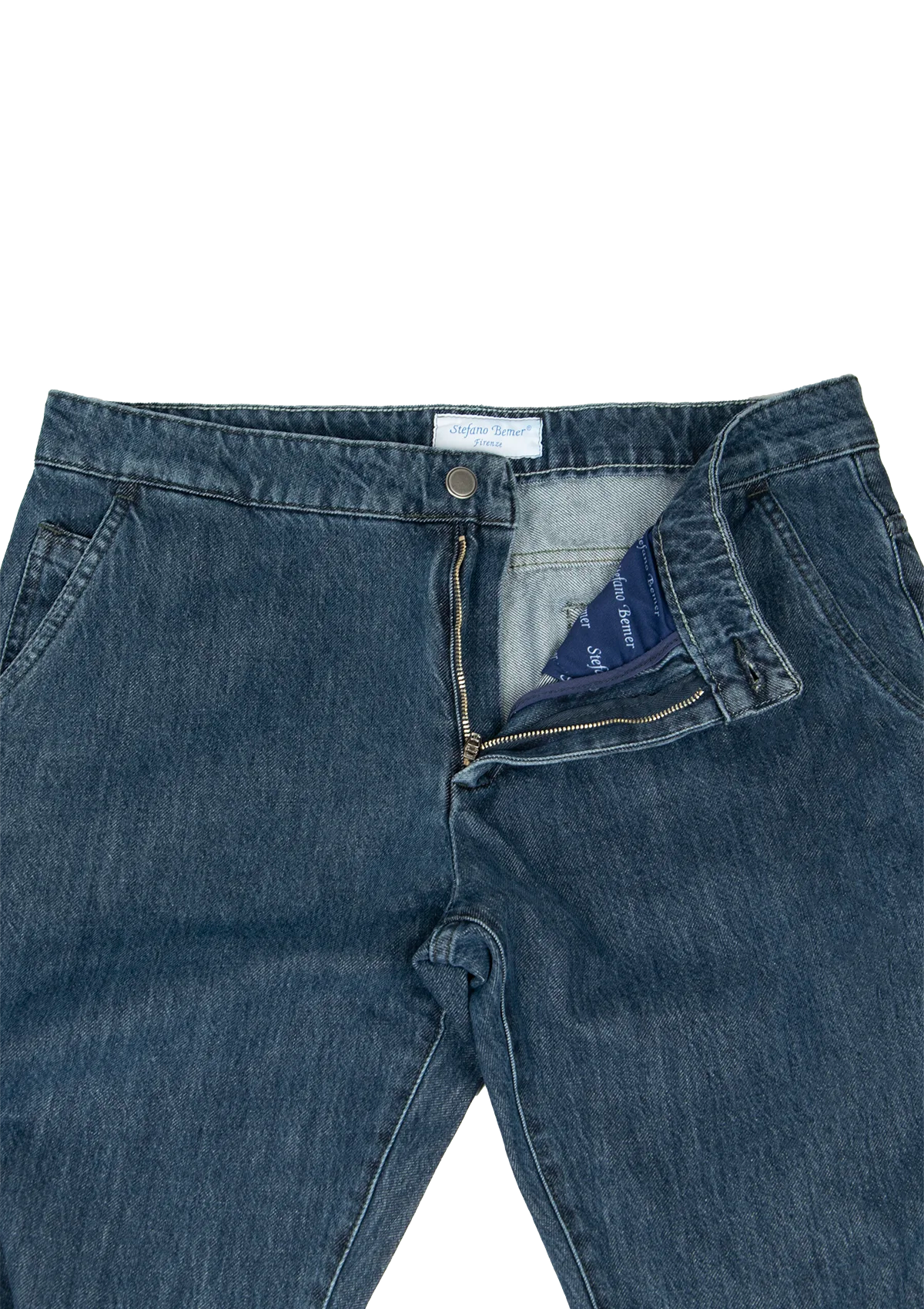 Stefano Bemer Trousers SV3042 jeans Napoli blu denim