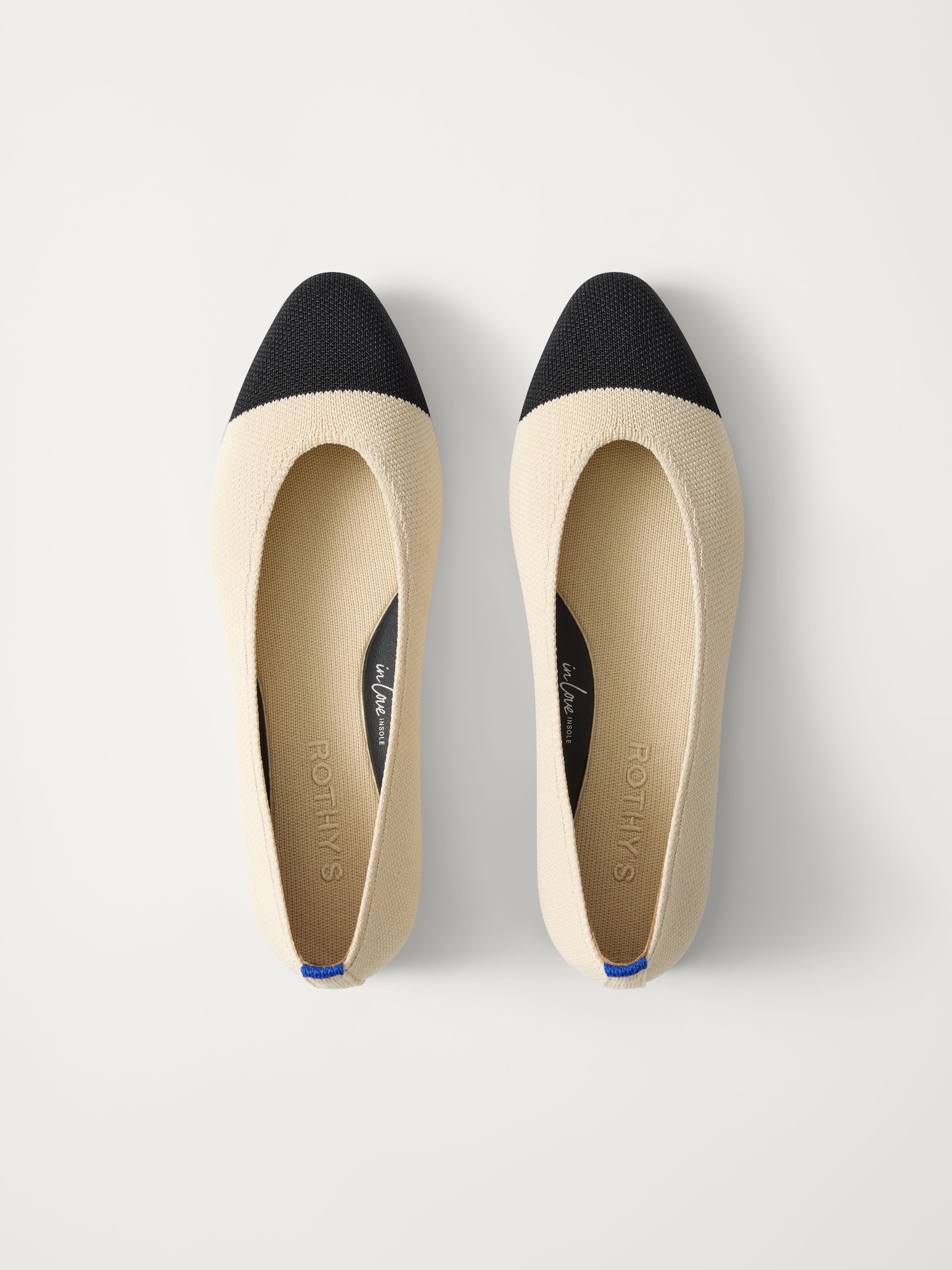 Rothy's The Almond Ballet ballerine Conch Captoe