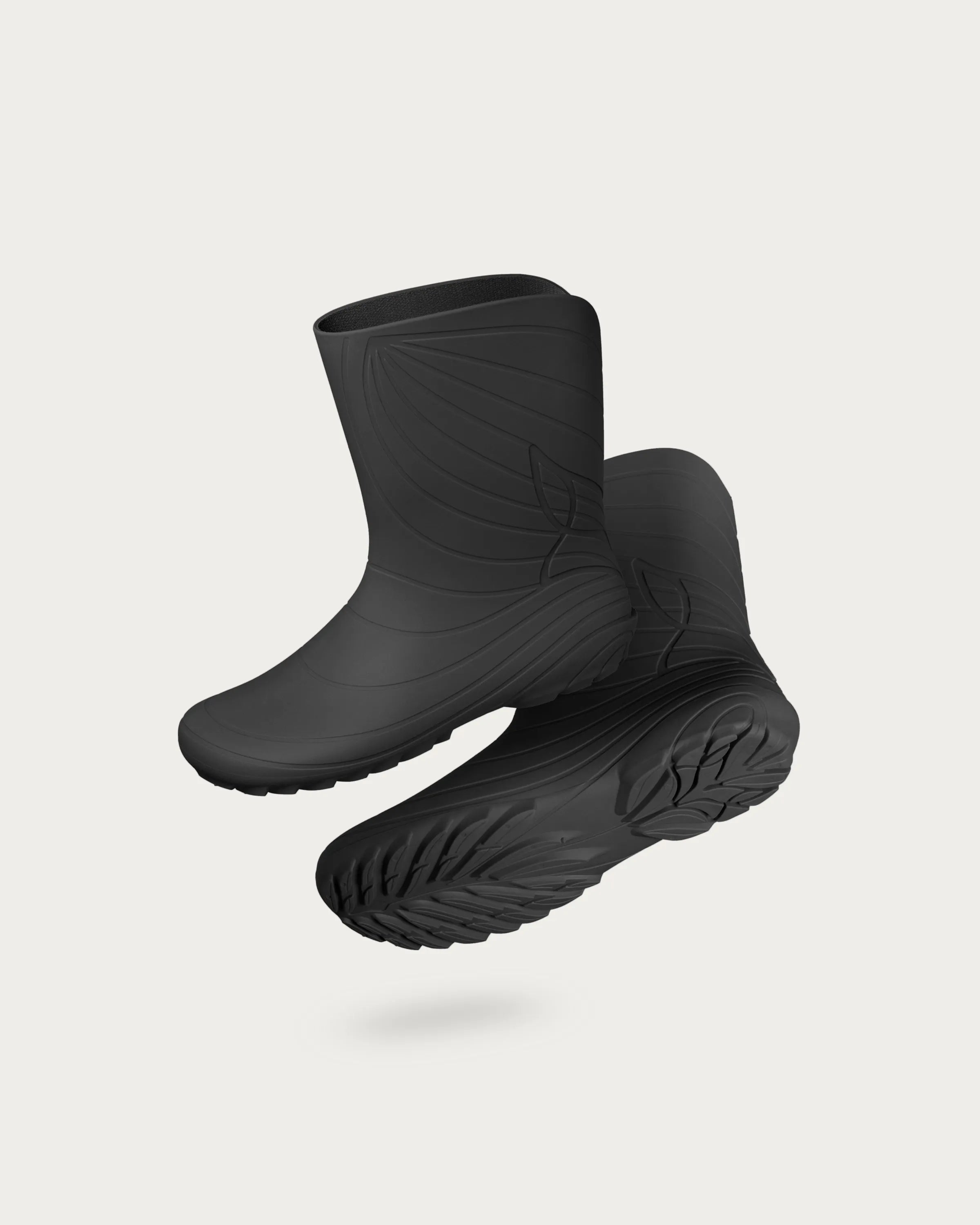 Wildling Rain Boot Ranidae black stivali pioggia neri