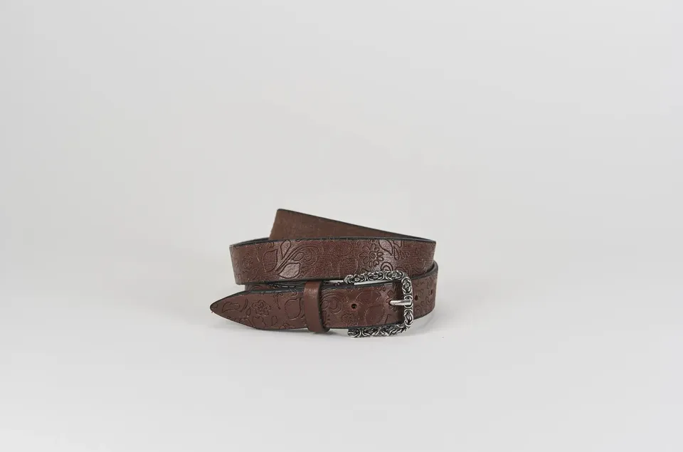 Sandro Barbera 001 cintura uomo marrone cuoio h 3 cm