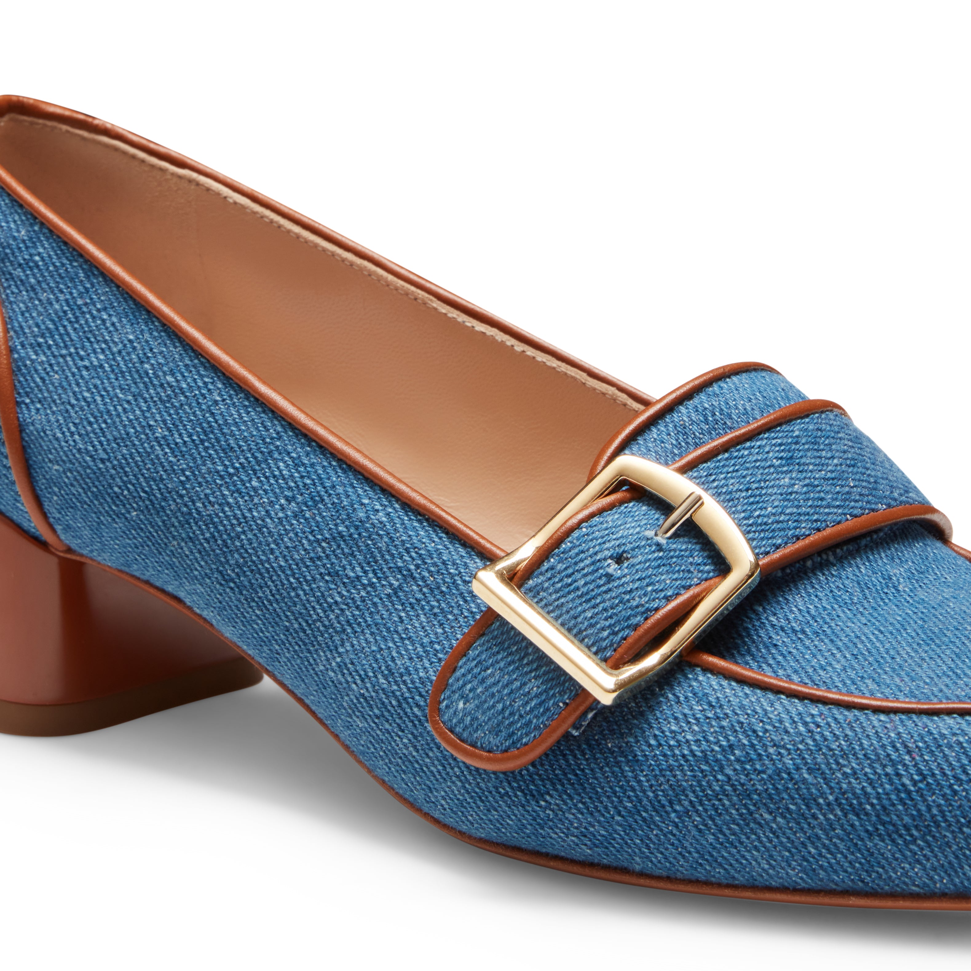 F.lli Rossetti 68222 Mocassino Denim Blucina Tacco 40