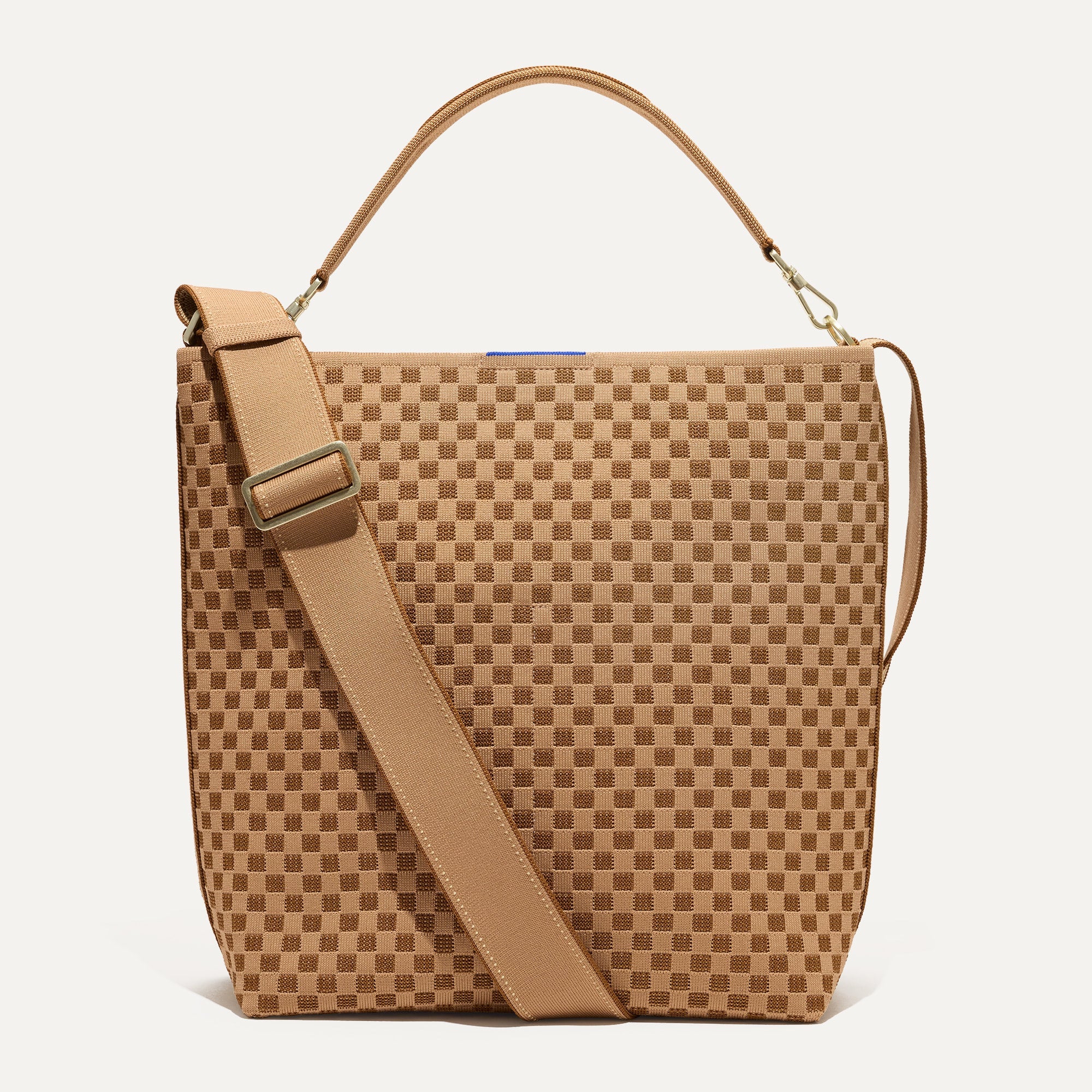Rothy's The Bucket Bag borsa secchiello nocciola intreccio