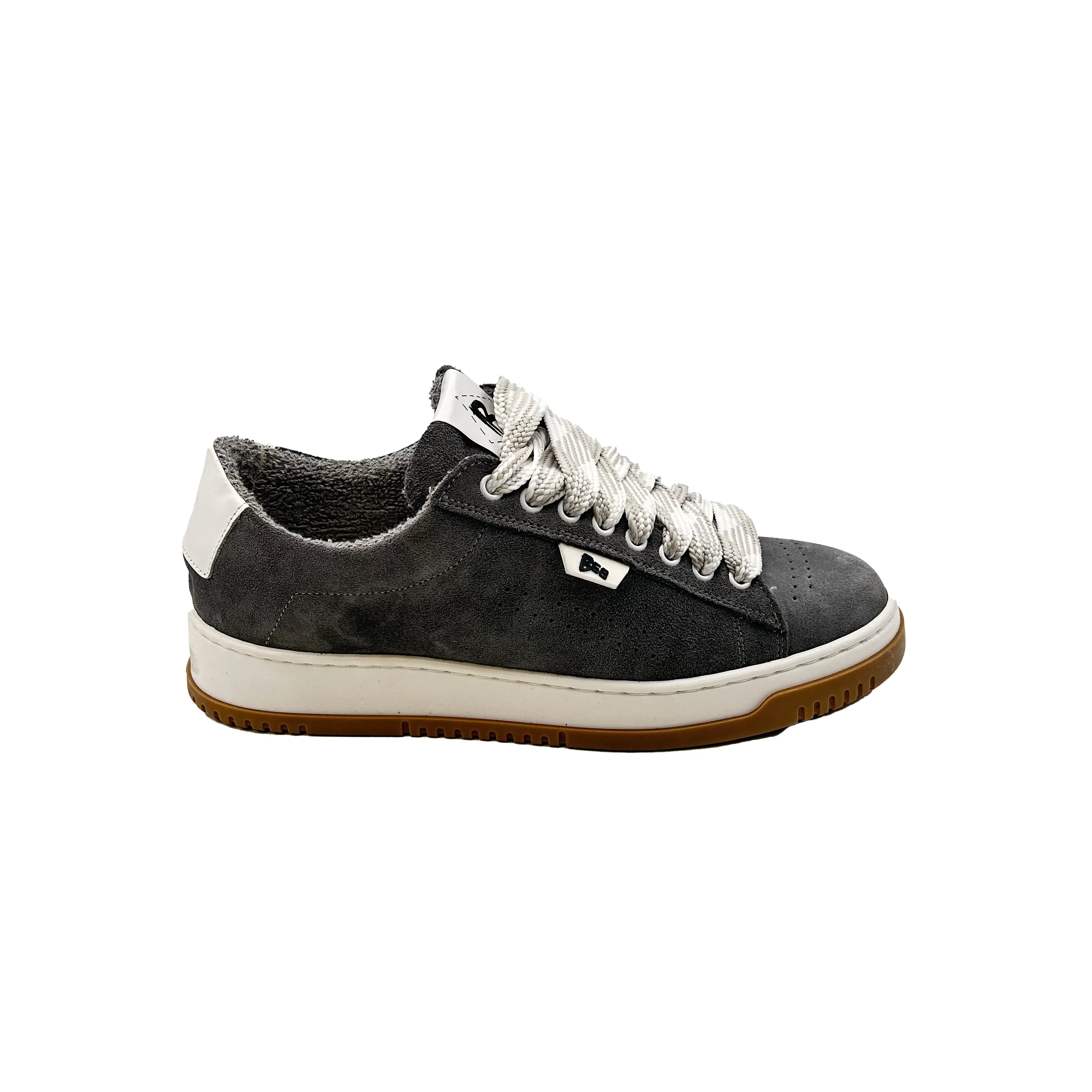Sandro Barbera & Figli B68 Baggy sneaker pelle grigio EU 40
