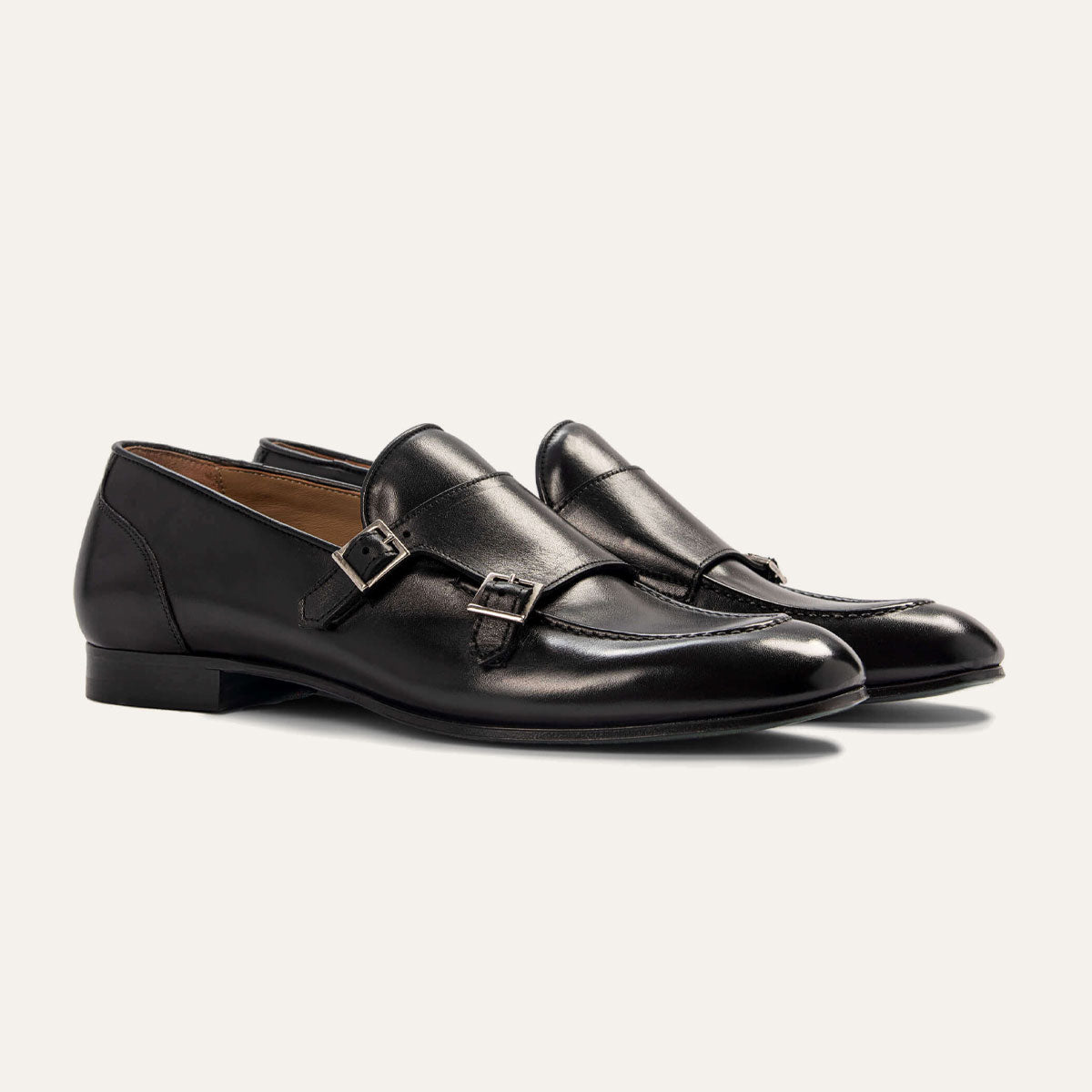 Dellovo Marechiaro Monk Strap Uomo Azzurro Fibbia