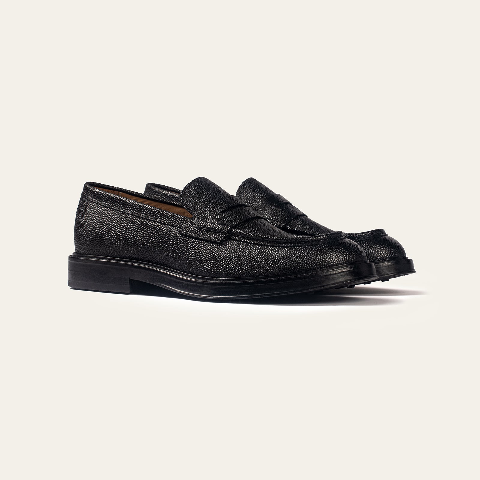 Dellovo Montesanto derby pelle nera vitello anticato
