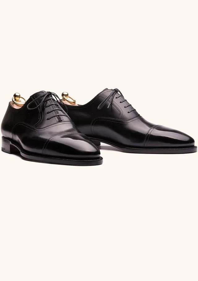 Stefano Bemer Oxfords C6471 Scarpe Oxford Nere Box Calf